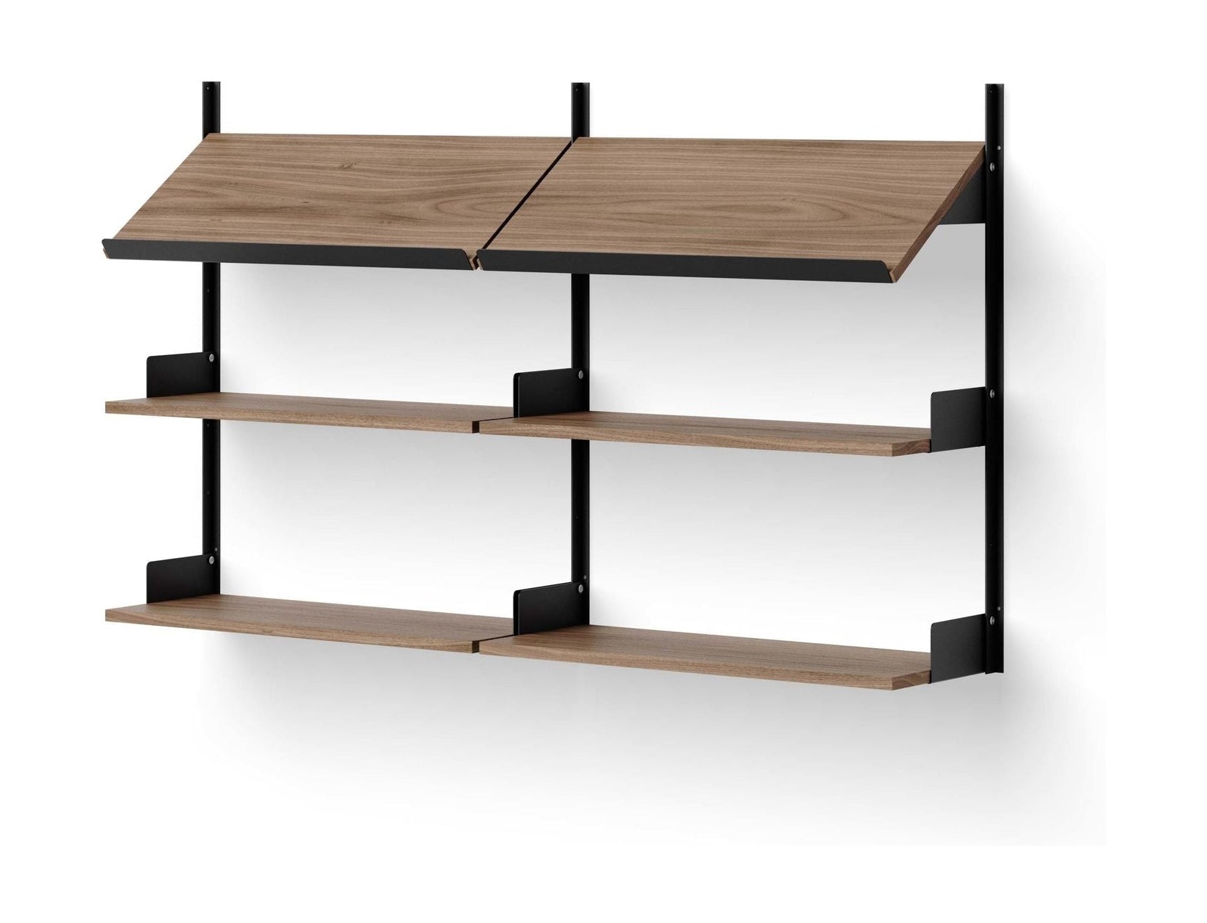 [product_category]-New Works Office Shelf 900, Walnut/Black-New Works-5712826419809-41980-NEW-1