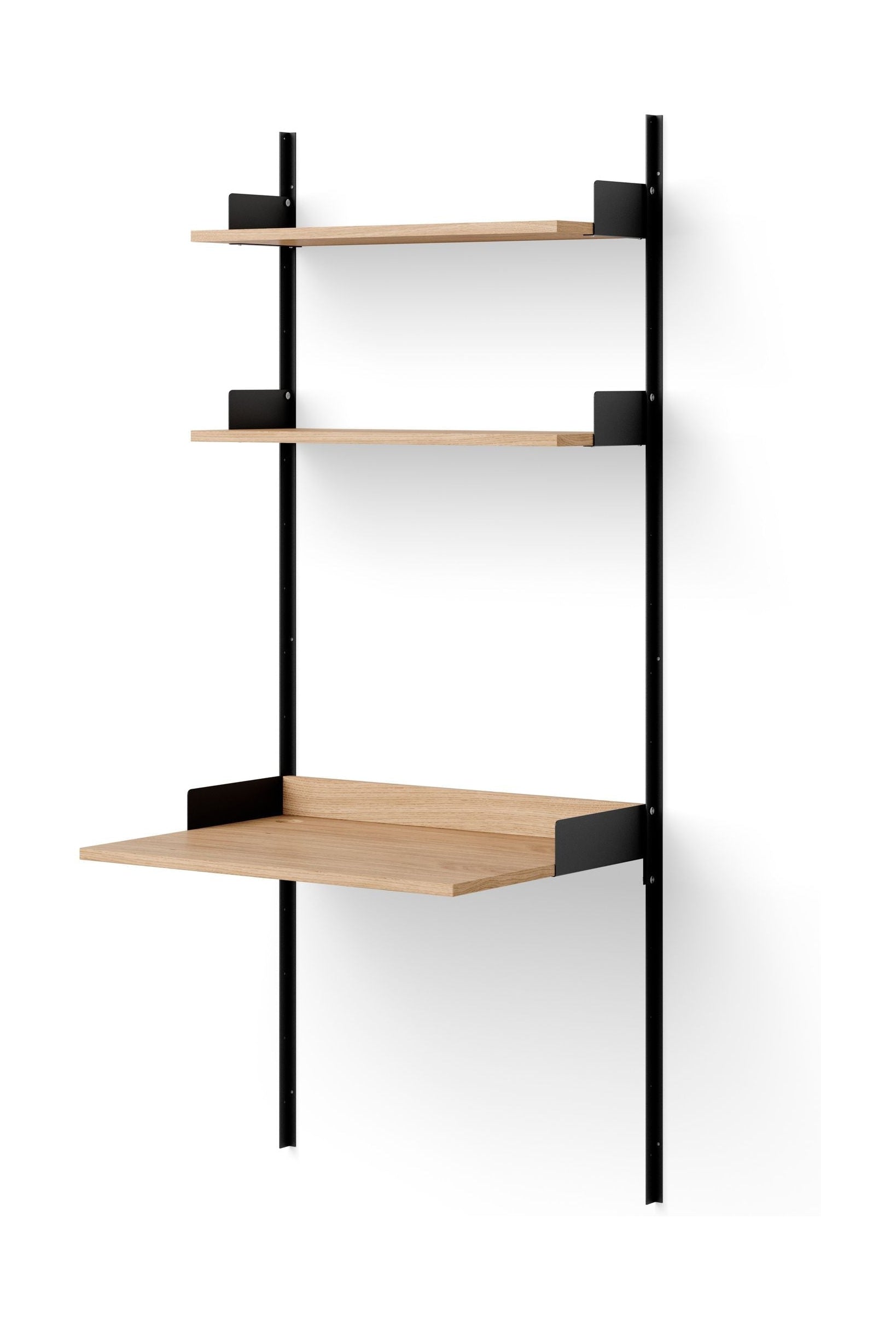 [product_category]-New Works Study Shelf 1900, Oak/Black-New Works-5712826419793-41979-NEW-1