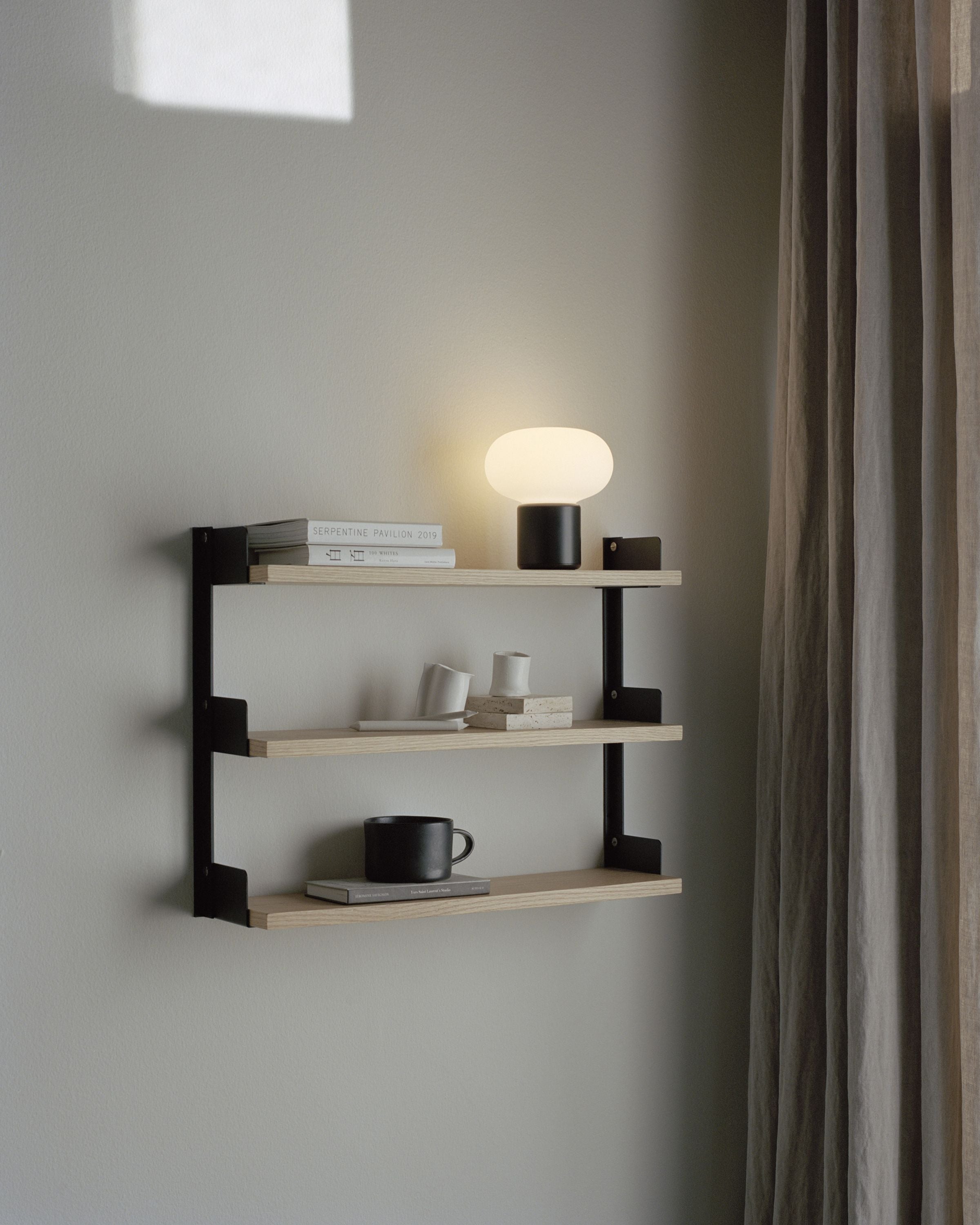 [product_category]-New Works Tea Shelf, Black/Oak-New Works-5712826419595-41959-NEW-4