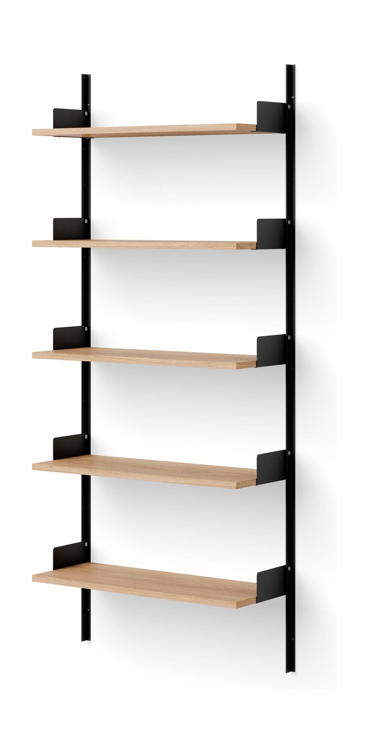 [product_category]-New Works Wall Shelf 1900, Oak/Black-New Works-5712826419564-41956-NEW-1