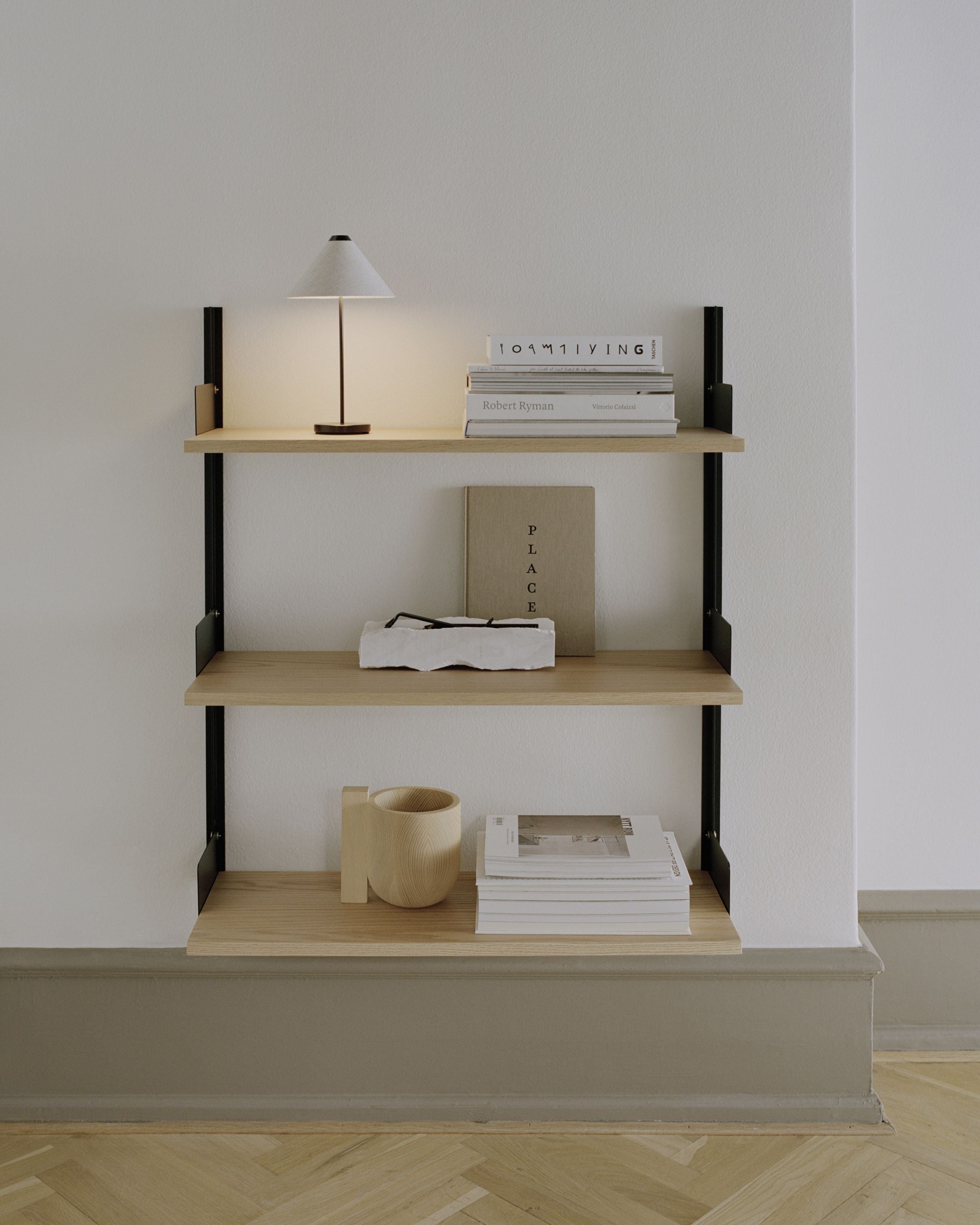 [product_category]-New Works Wall Shelf 900, Oak/Black-New Works-5712826419571-41957-NEW-3