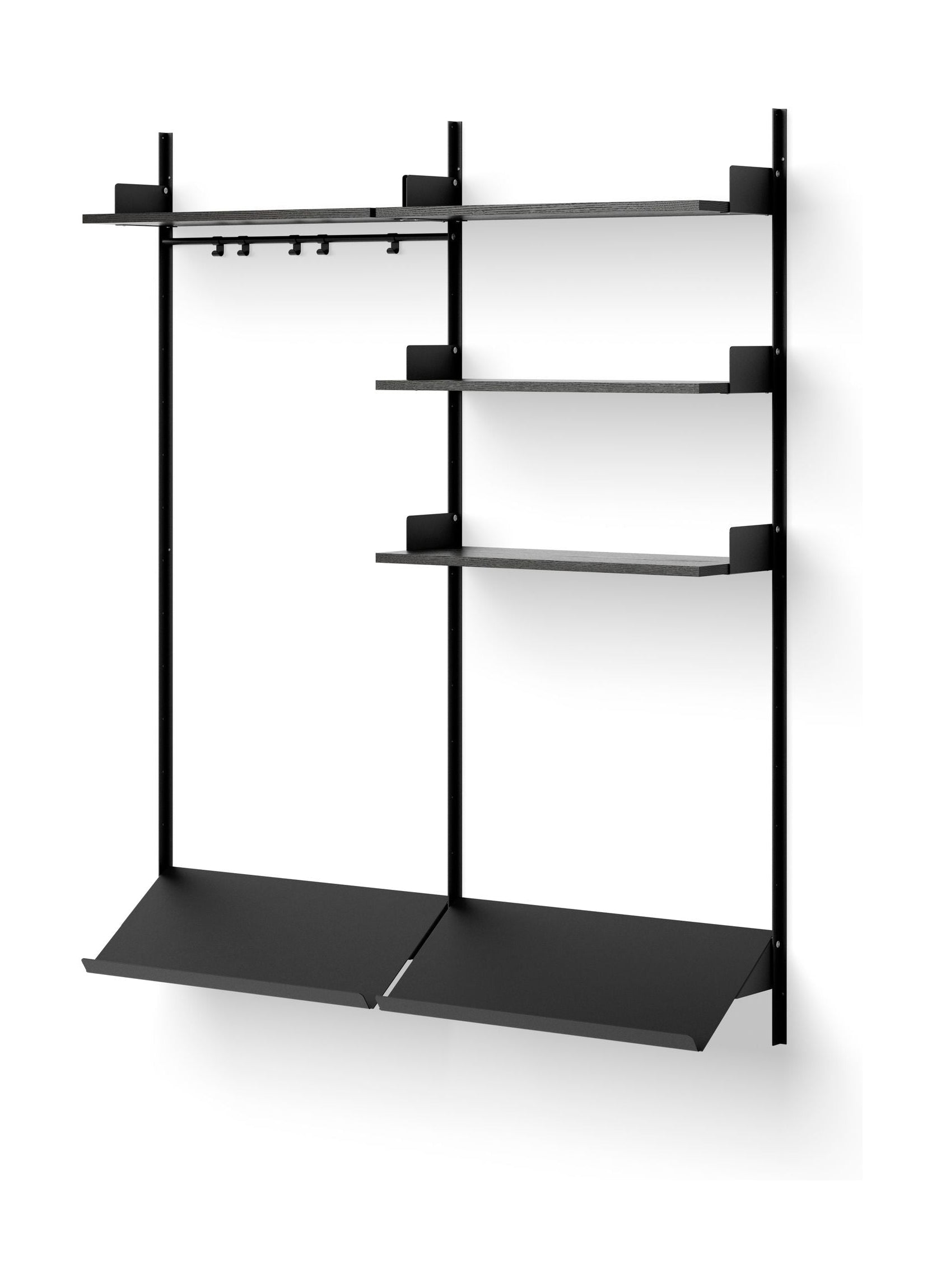 [product_category]-New Works Wardrobe Shelf 3, Black Ash/Black-New Works-5712826419380-41938-NEW-1
