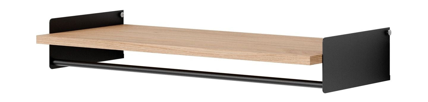 [product_category]-New Works Wardrobe Shelf Kit, Oak/Black-New Works-5712826429051-42905-NEW-1