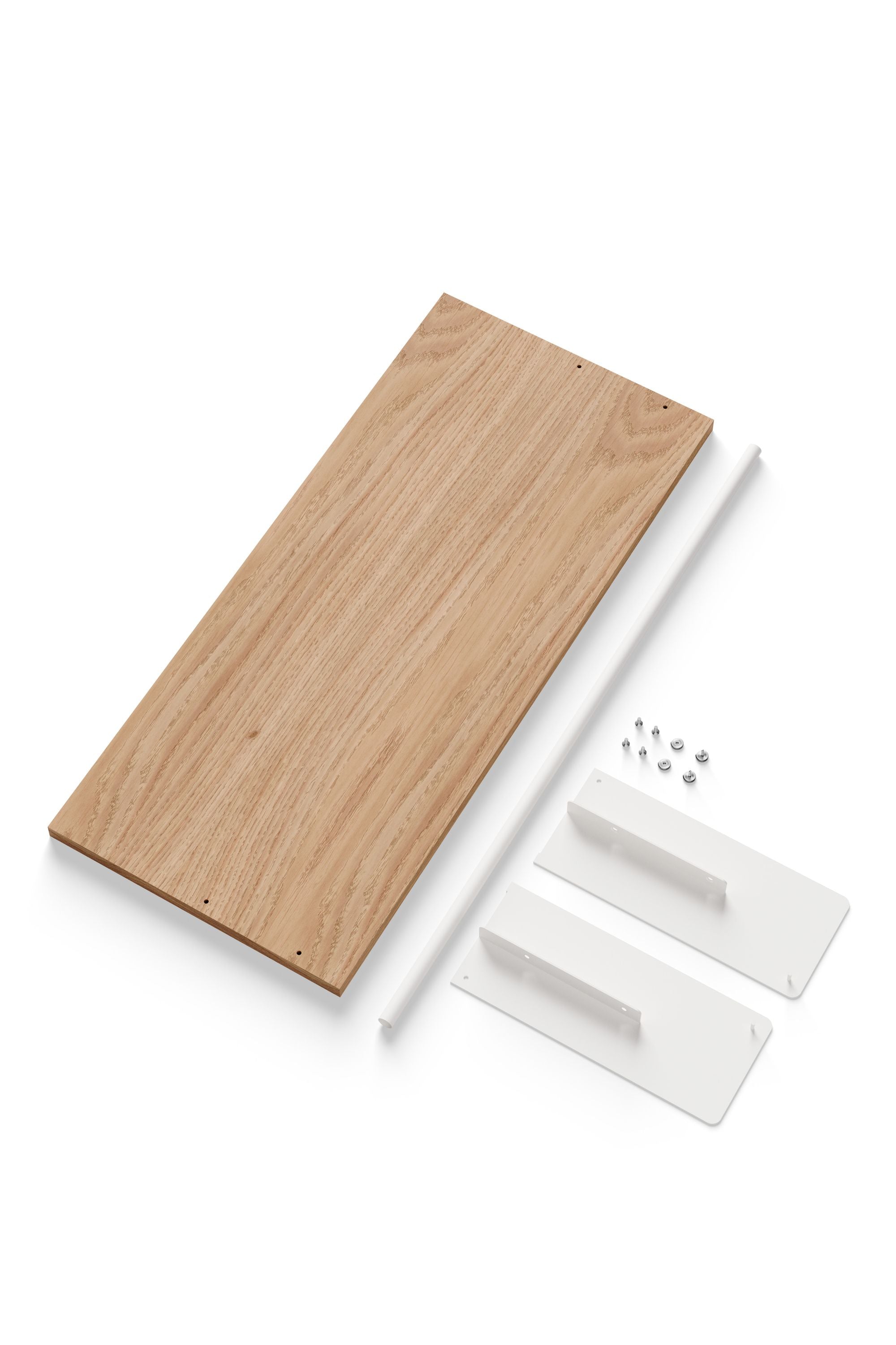 [product_category]-New Works Wardrobe Shelf Kit, Oak/White-New Works-5712826429020-42902-NEW-2