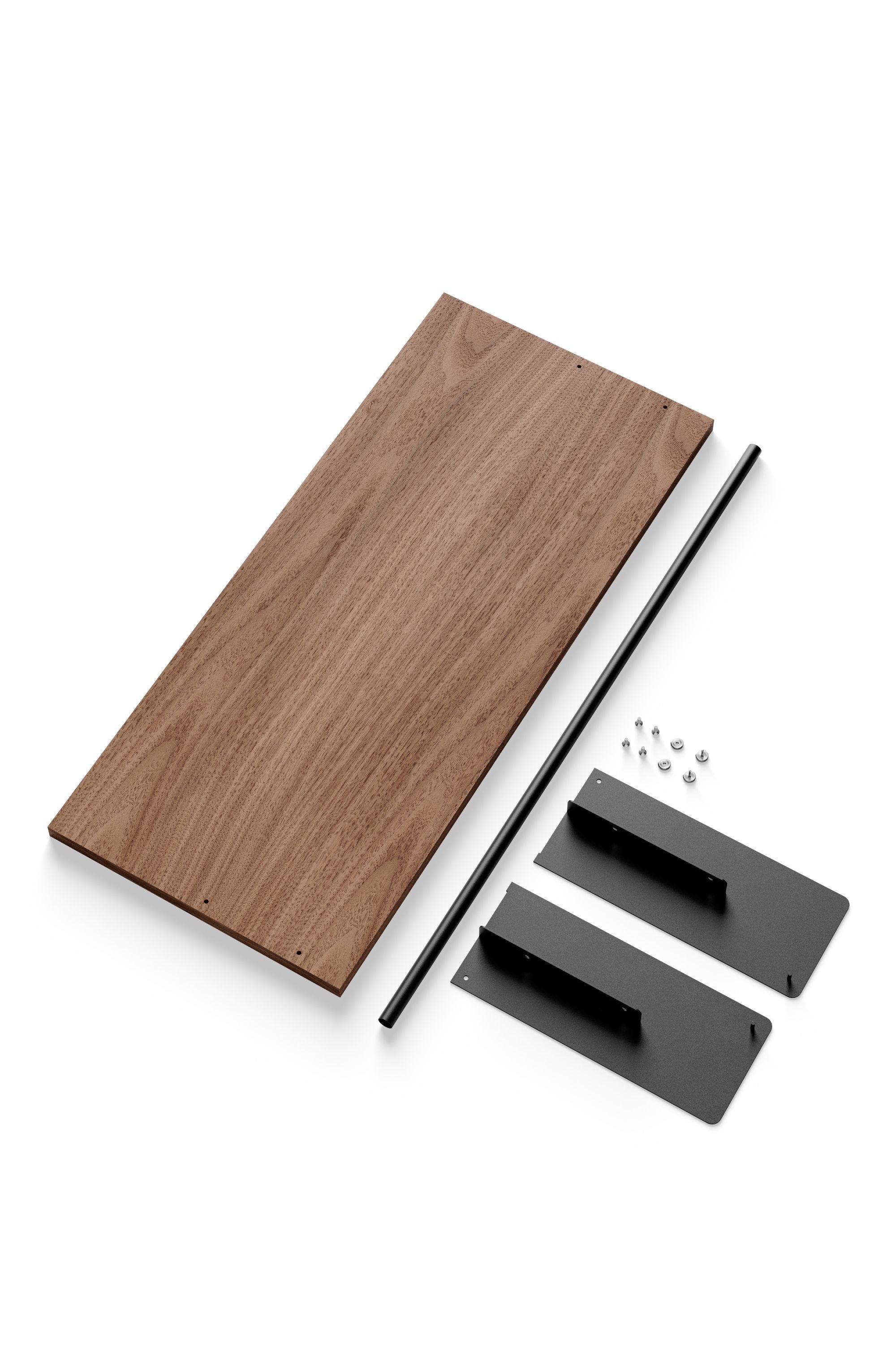 [product_category]-New Works Wardrobe Shelf Kit, Walnut/Black-New Works-5712826429044-42904-NEW-2