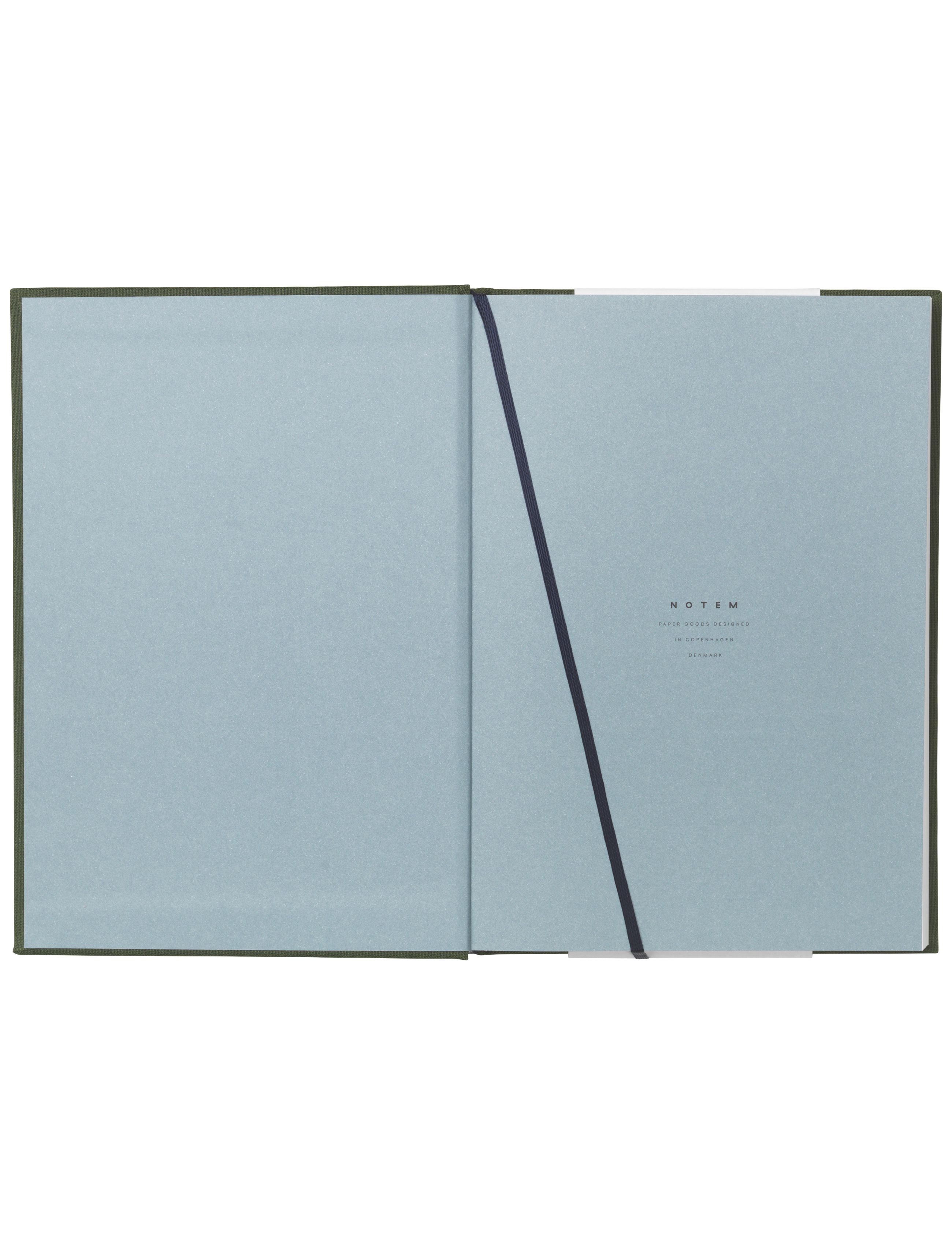 [product_category]-Notem Studio Even Notebook Medium, Forest Green Cloth-Notem Studio-5713990000527-0503009-NOT-2