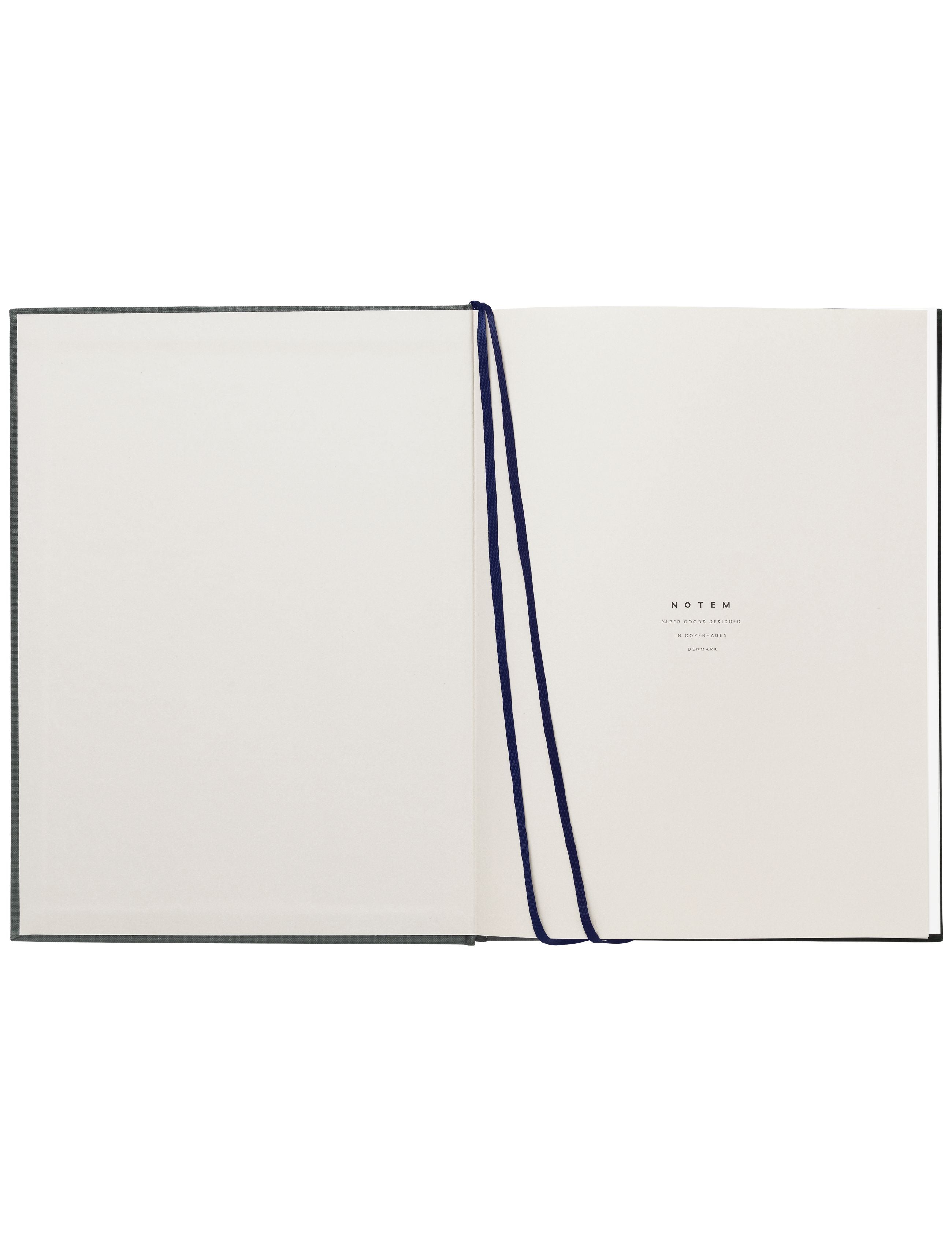 [product_category]-Notem Studio Even Work Journal Large, Dark Green Cloth-Notem Studio-5713990000251-0503005-NOT-2