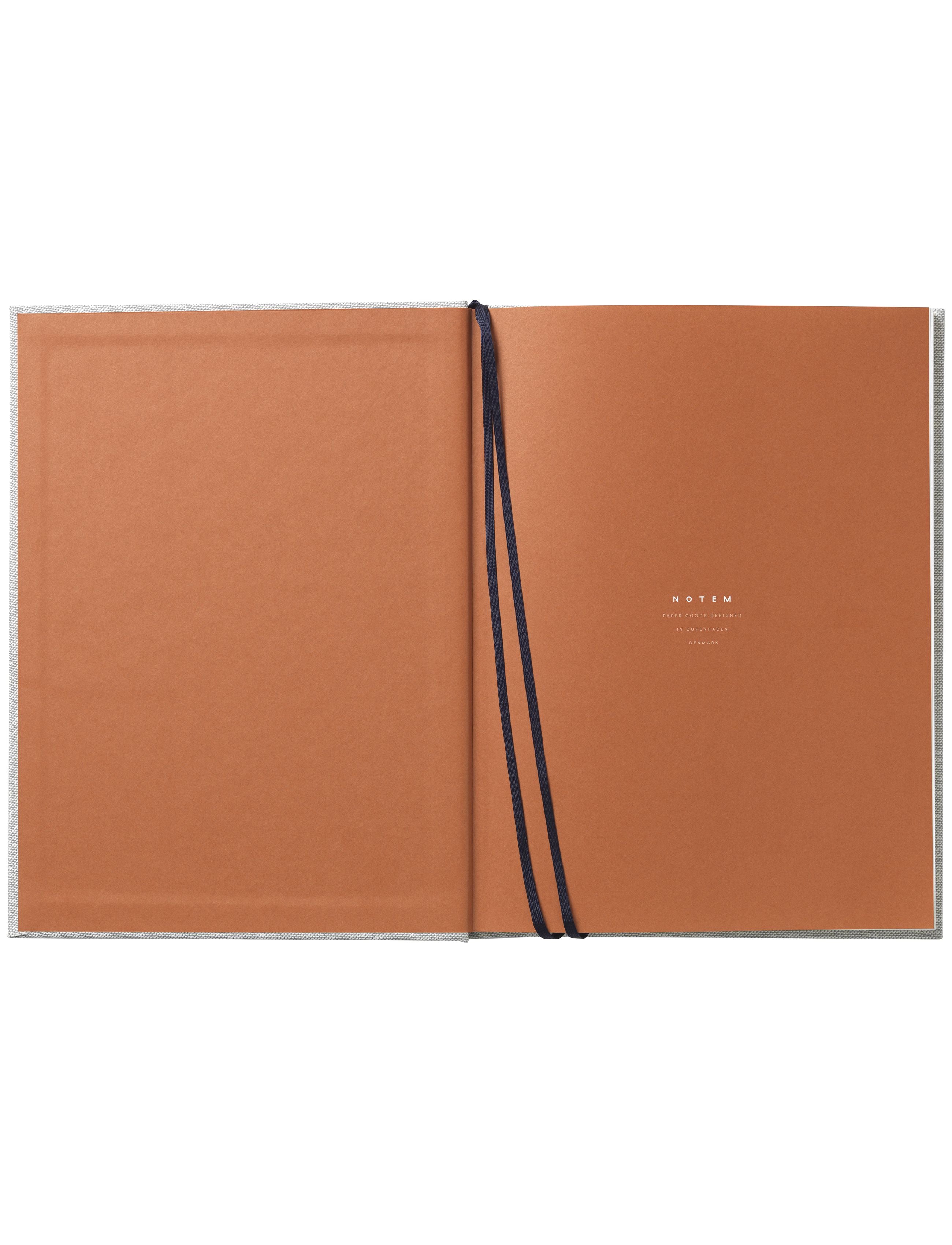 [product_category]-Notem Studio Even Work Journal Large, Light Gray Cloth-Notem Studio-5713990000206-0503003-NOT-2