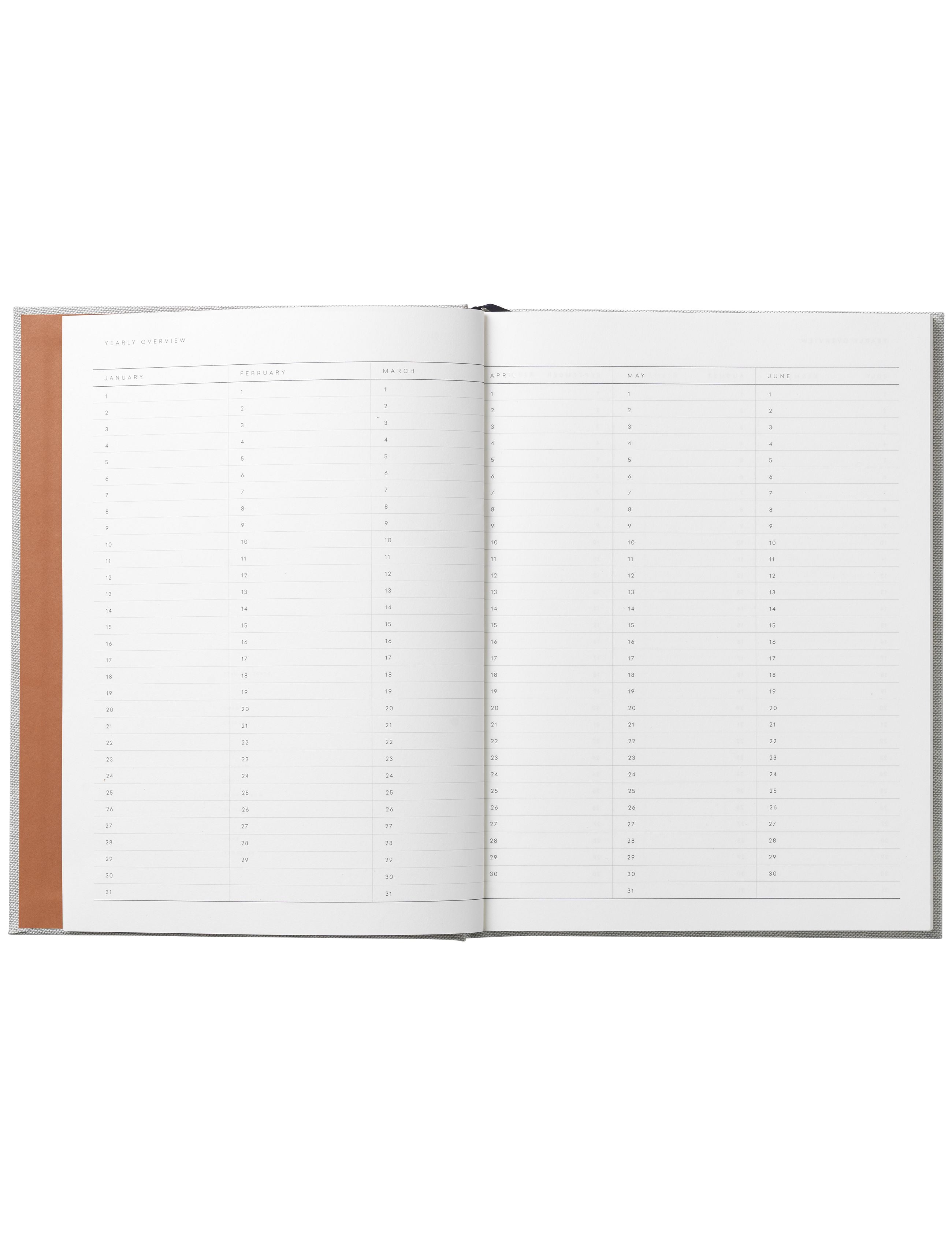 [product_category]-Notem Studio Even Work Journal Large, Light Gray Cloth-Notem Studio-5713990000206-0503003-NOT-3