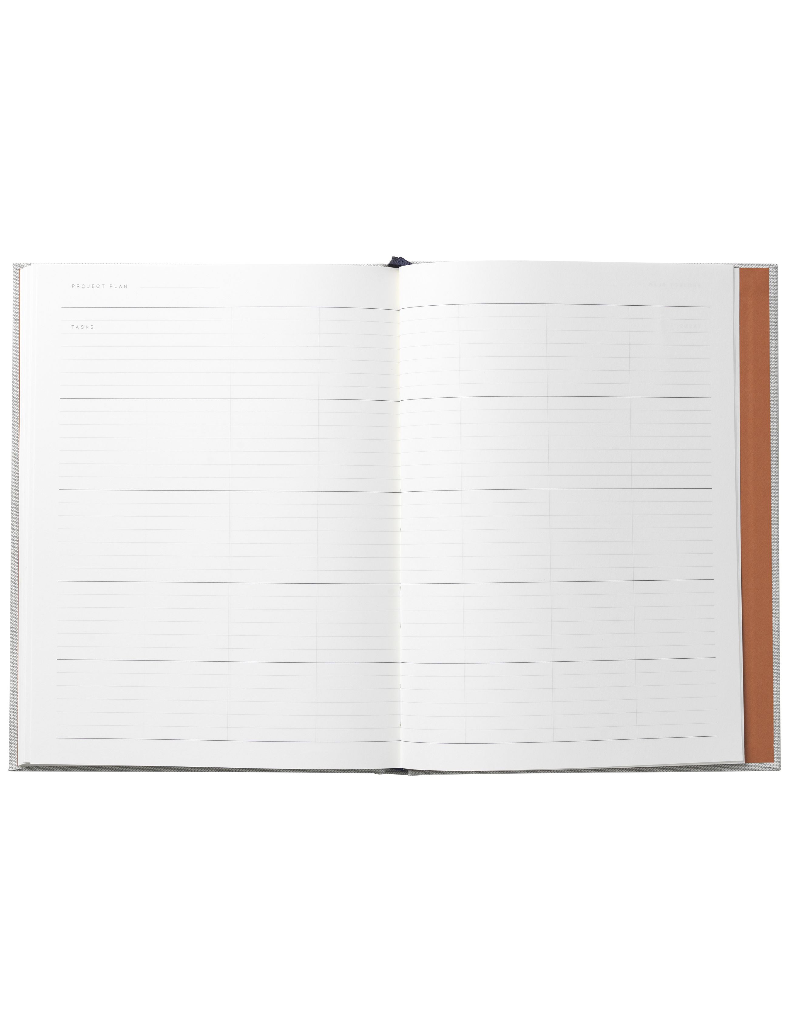 [product_category]-Notem Studio Even Work Journal Large, Light Gray Cloth-Notem Studio-5713990000206-0503003-NOT-5