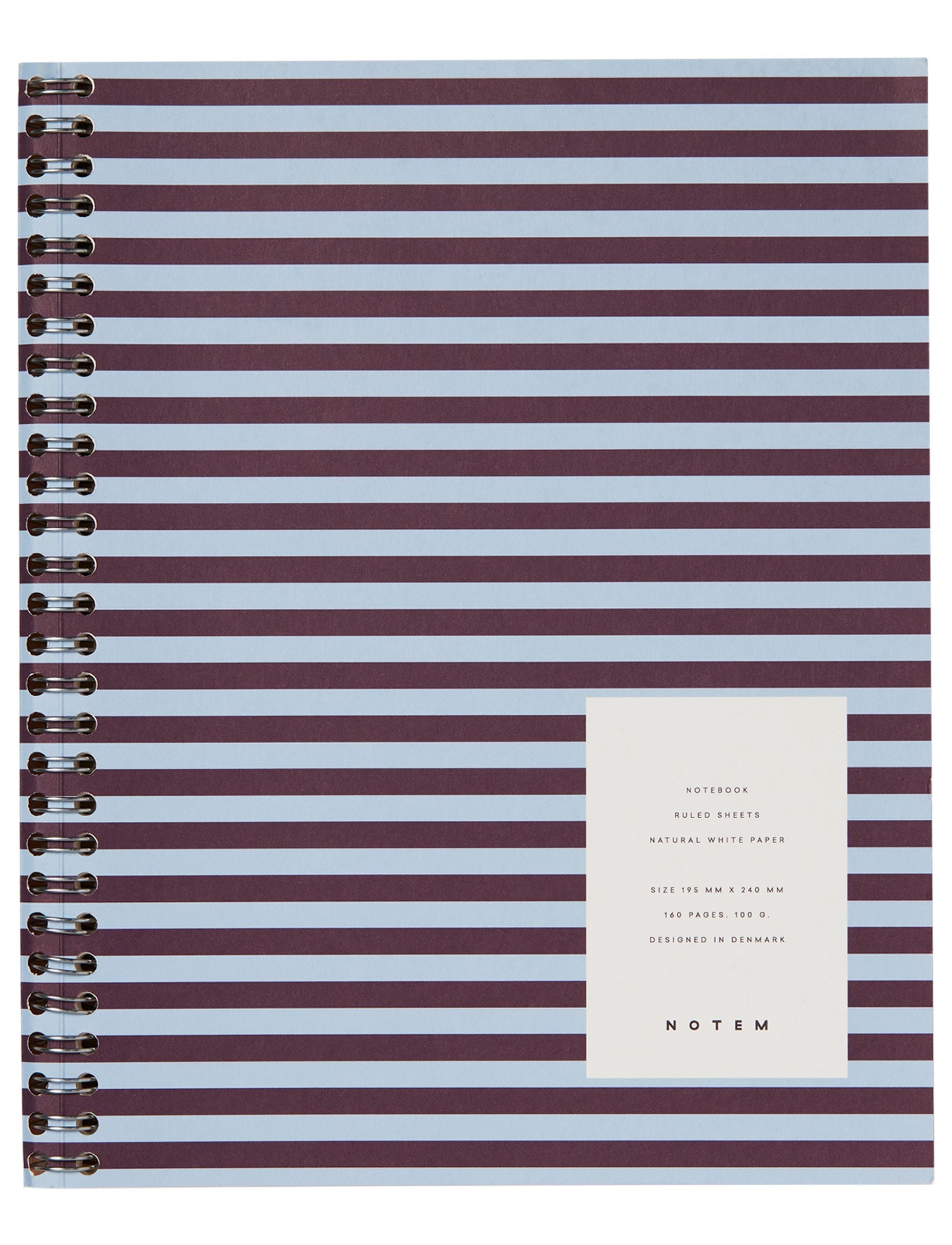 [product_category]-Notem Studio Nela Notebook Large, Blue And Bordeaux-Notem Studio-5713990000862-1001001-NOT-1