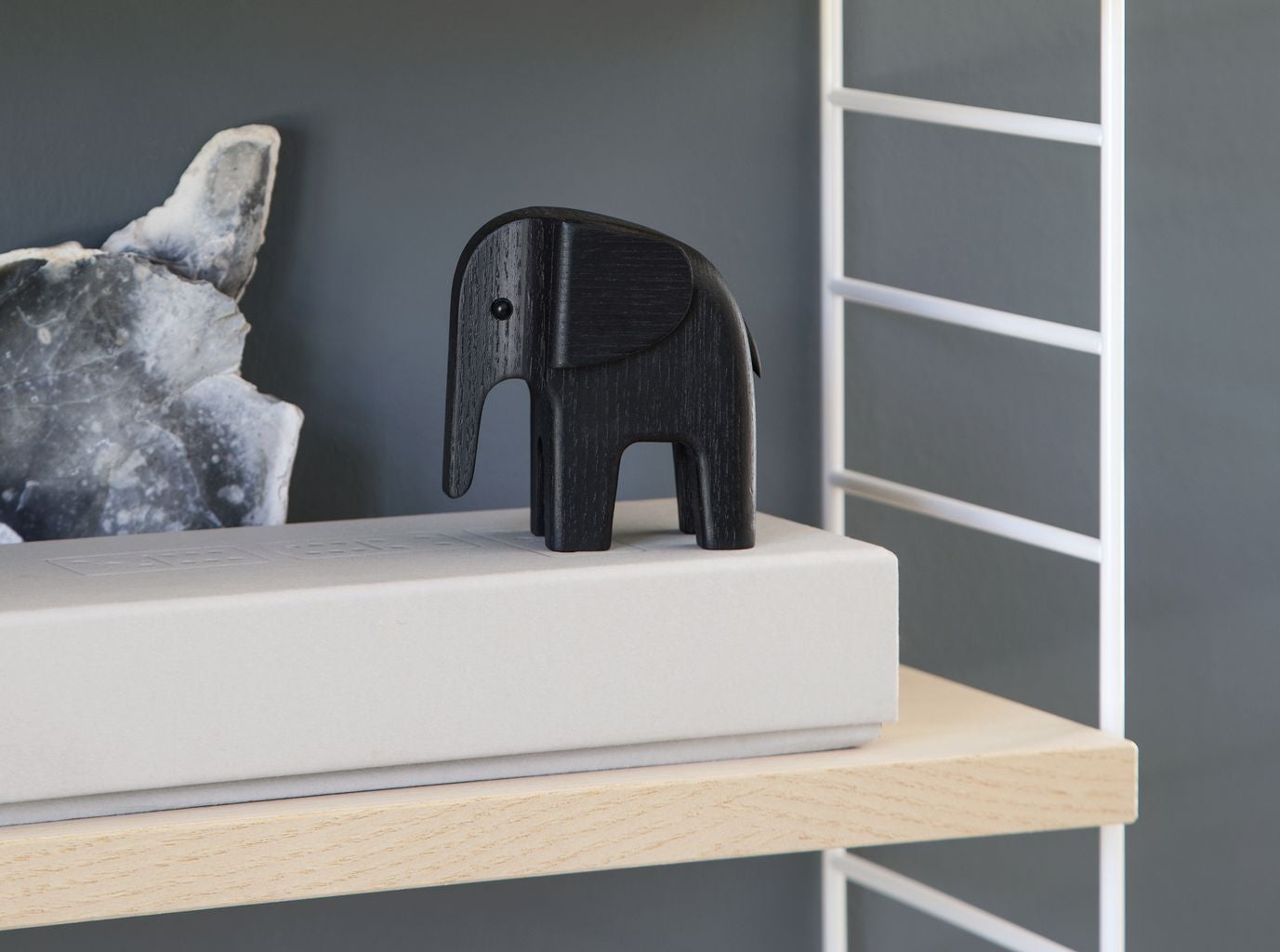 [product_category]-Novoform Design Baby Elephant Decorative Figure, Ash Black-Novoform Design-5710435180097-201809-NOV-5