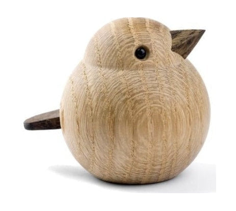 [product_category]-Novoform Design Baby Sparrow Decorative Figure, Natural Oak-Novoform Design-5710435170050-201705-NOV-1