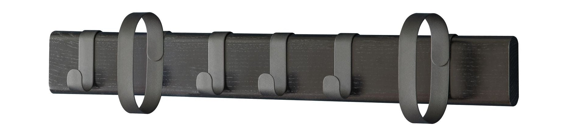 [product_category]-Novoform Design Fluke Wall Hook Large, Oak Black Lacquered-Novoform Design-5710435050116-210511-NOV-1