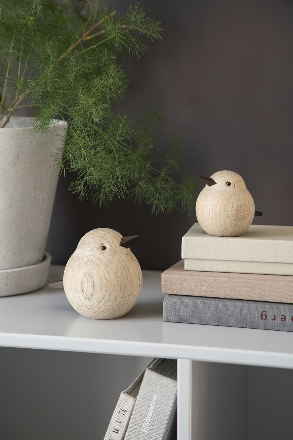 [product_category]-Novoform Design Mama Sparrow Decorative Figure, Natural Oak-Novoform Design-5710435170067-201706-NOV-5