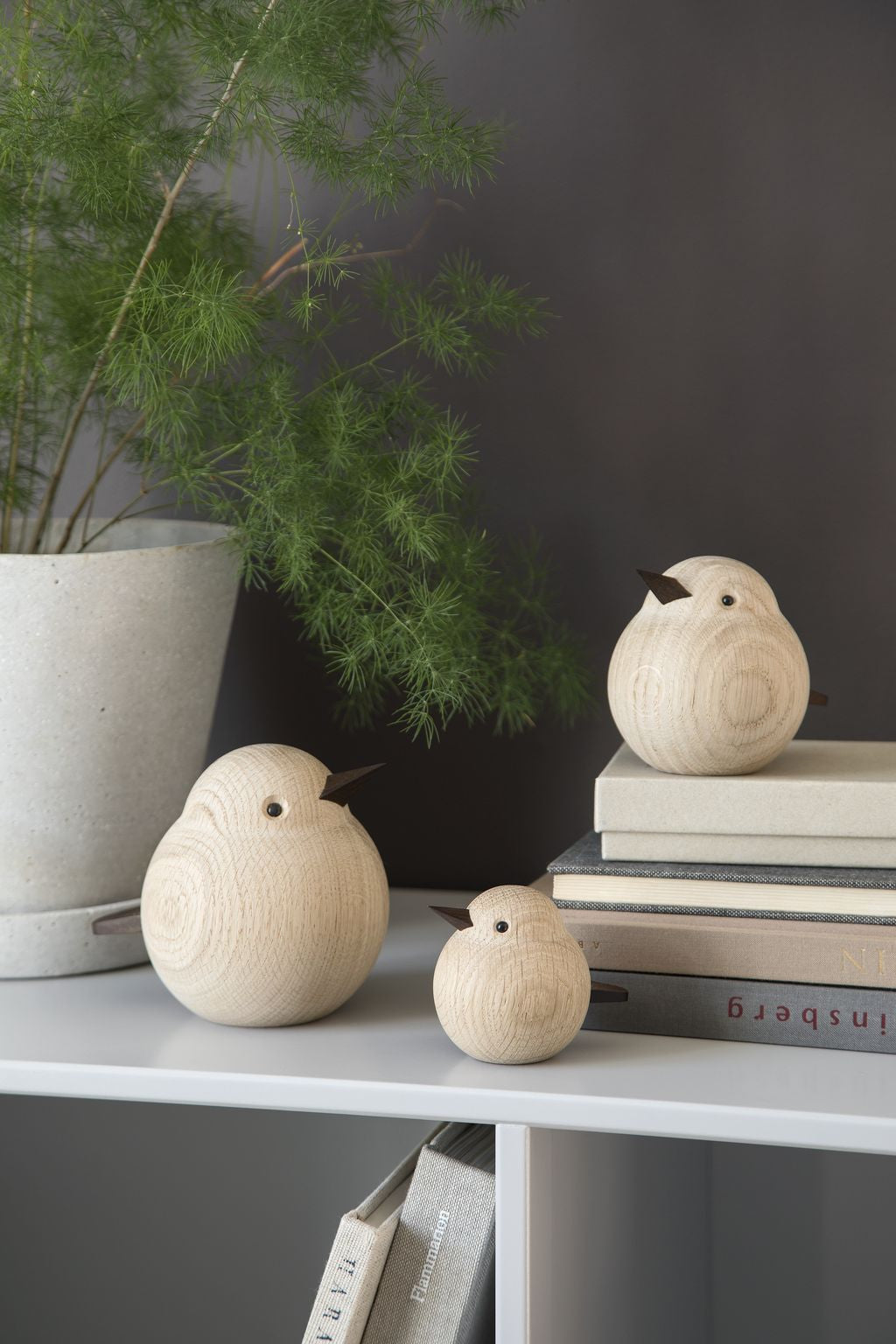 [product_category]-Novoform Design Mama Sparrow Decorative Figure, Natural Oak-Novoform Design-5710435170067-201706-NOV-9
