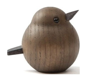 [product_category]-Novoform Design Mini Sparrow Decorative Figure, Dark Stained Oak-Novoform Design-5710435170166-201716-NOV-1