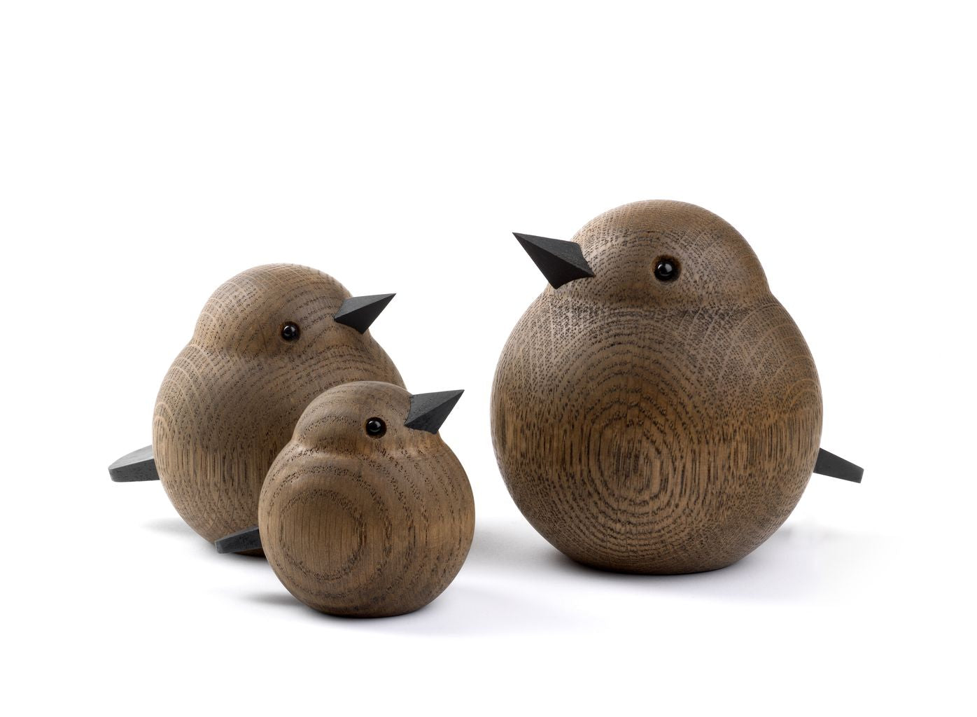 [product_category]-Novoform Design Mini Sparrow Decorative Figure, Dark Stained Oak-Novoform Design-5710435170166-201716-NOV-2