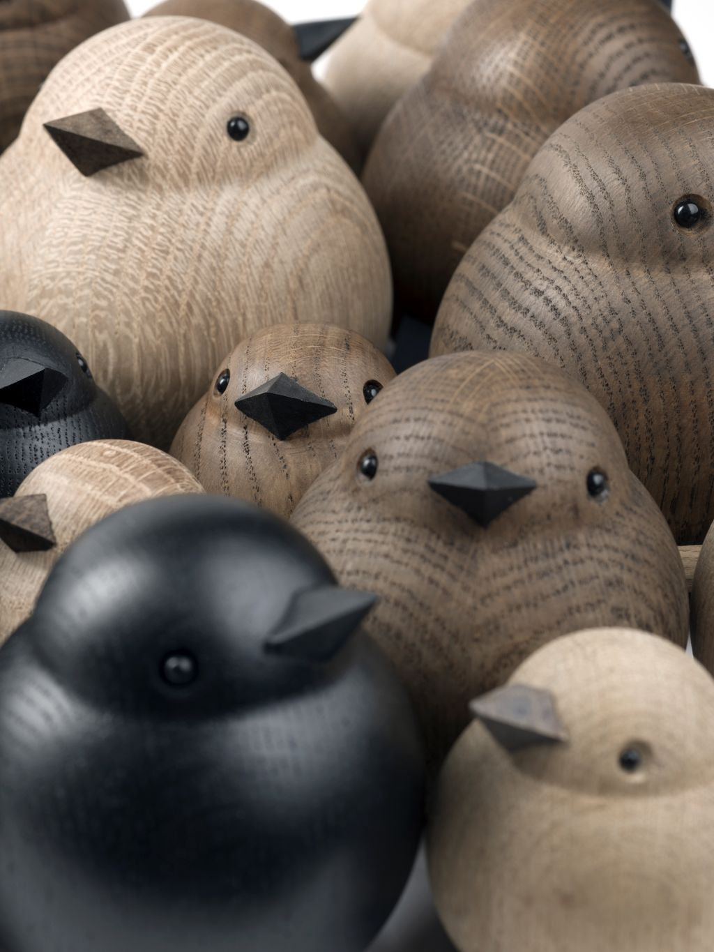 [product_category]-Novoform Design Mini Sparrow Decorative Figure, Dark Stained Oak-Novoform Design-5710435170166-201716-NOV-8