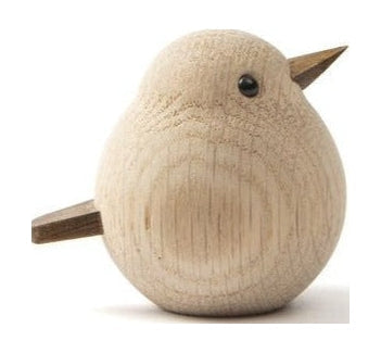 [product_category]-Novoform Design Mini Sparrow Decorative Figure, Natural Oak-Novoform Design-5710435170142-201714-NOV-1