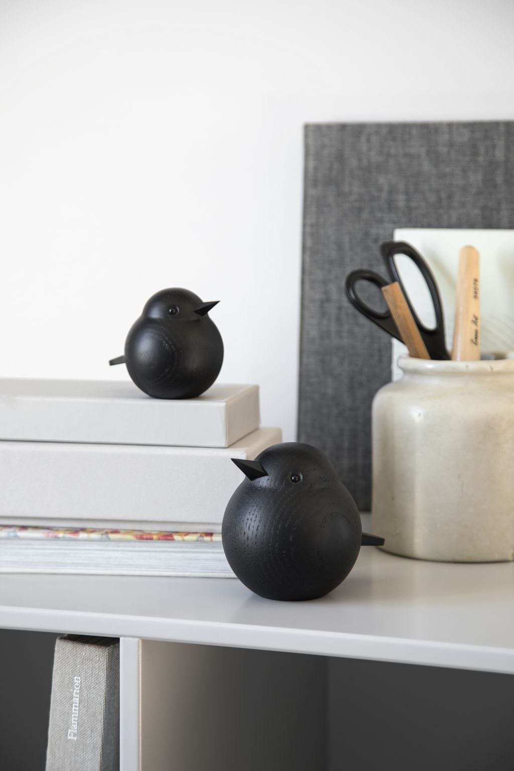 [product_category]-Novoform Design Papa Sparrow Decorative Figure, Black Stained Oak-Novoform Design-5710435170104-201710-NOV-6