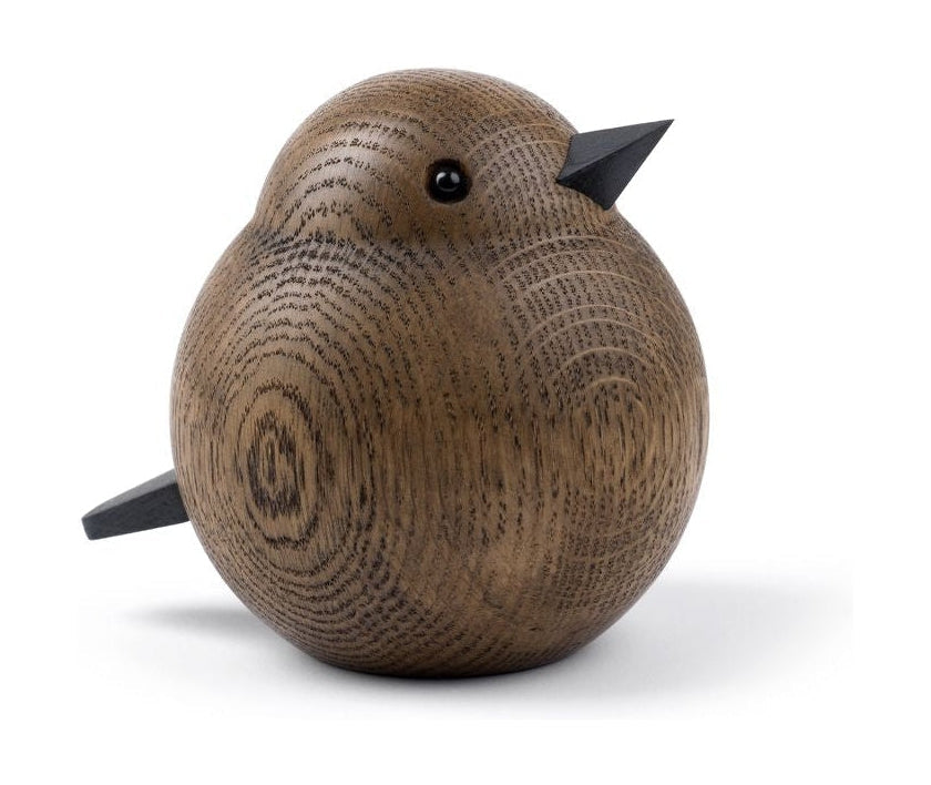 [product_category]-Novoform Design Papa Sparrow Decorative Figure, Dark Stained Oak-Novoform Design-5710435170135-201713-NOV-1
