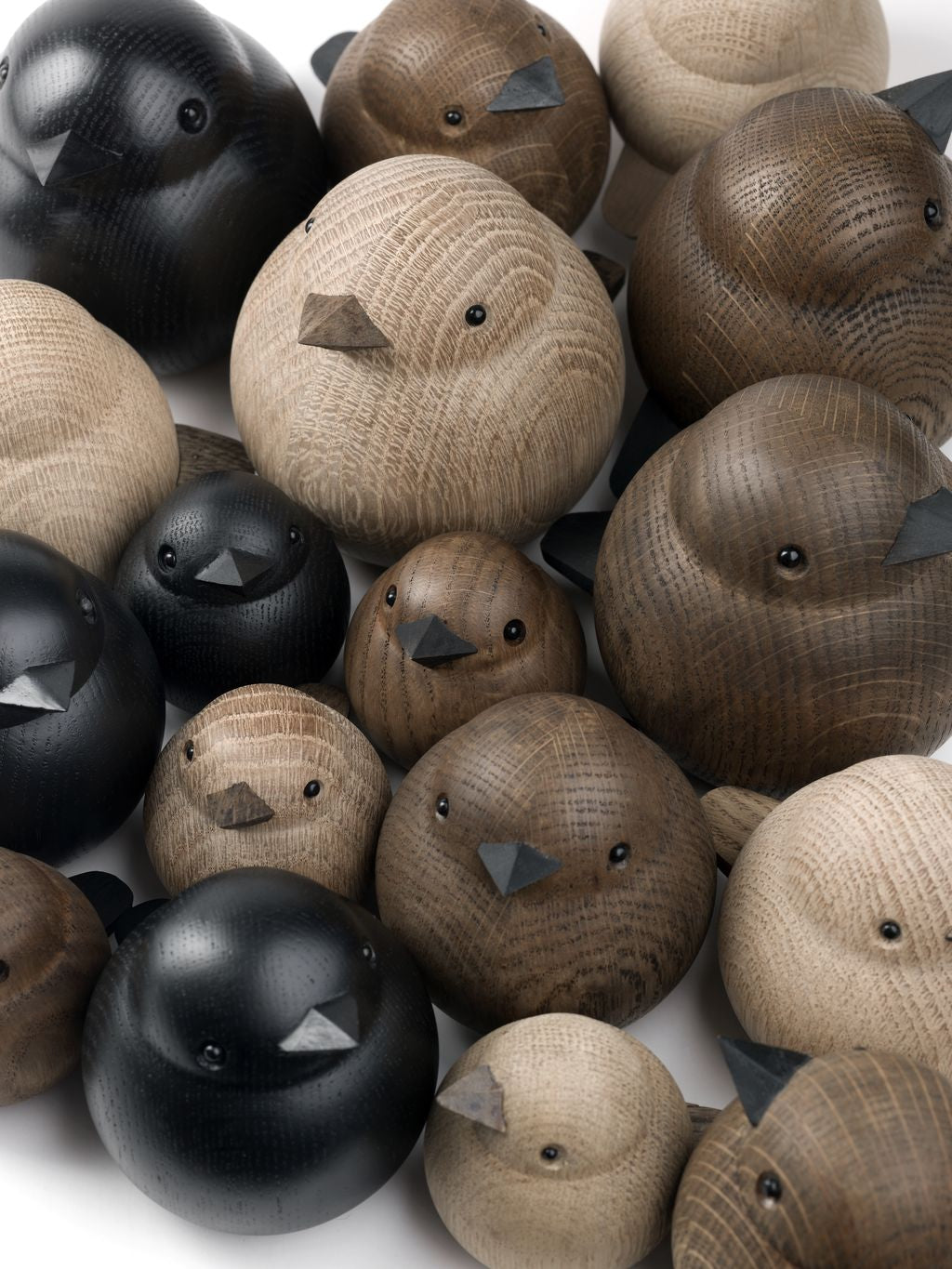 [product_category]-Novoform Design Papa Sparrow Decorative Figure, Dark Stained Oak-Novoform Design-5710435170135-201713-NOV-7