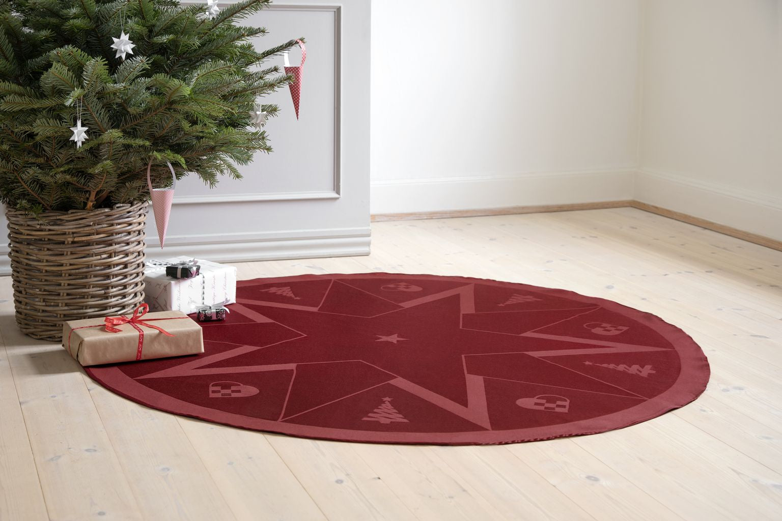[product_category]-Novoform Design Stars Christmas Carpet, Advent Red-Novoform Design-5710435601004-601000-NOV-2