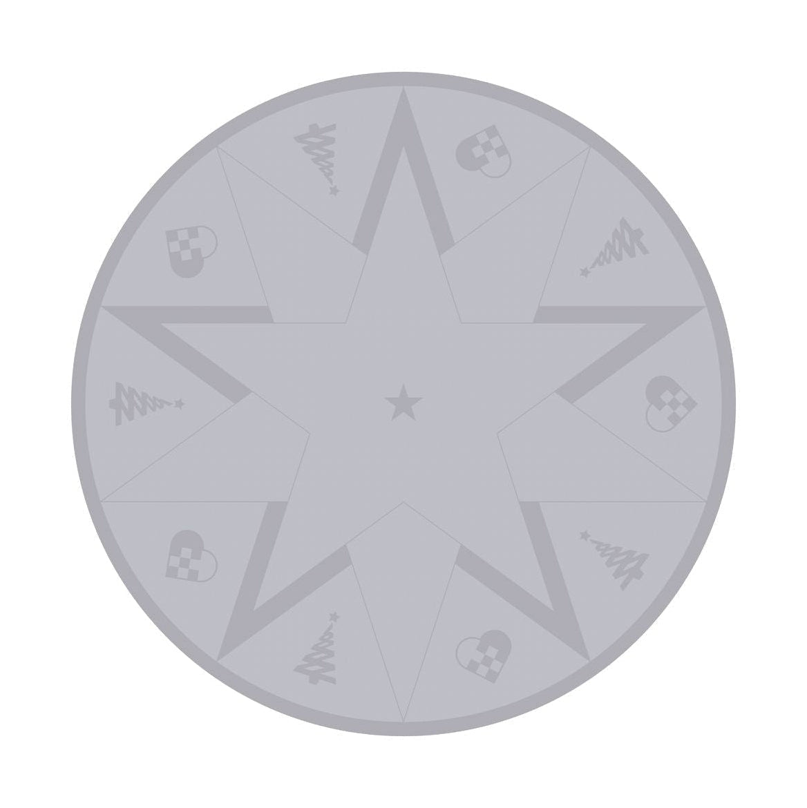 [product_category]-Novoform Design Stars Christmas Rug, Winter Grey-Novoform Design-5710435601202-601020-NOV-1