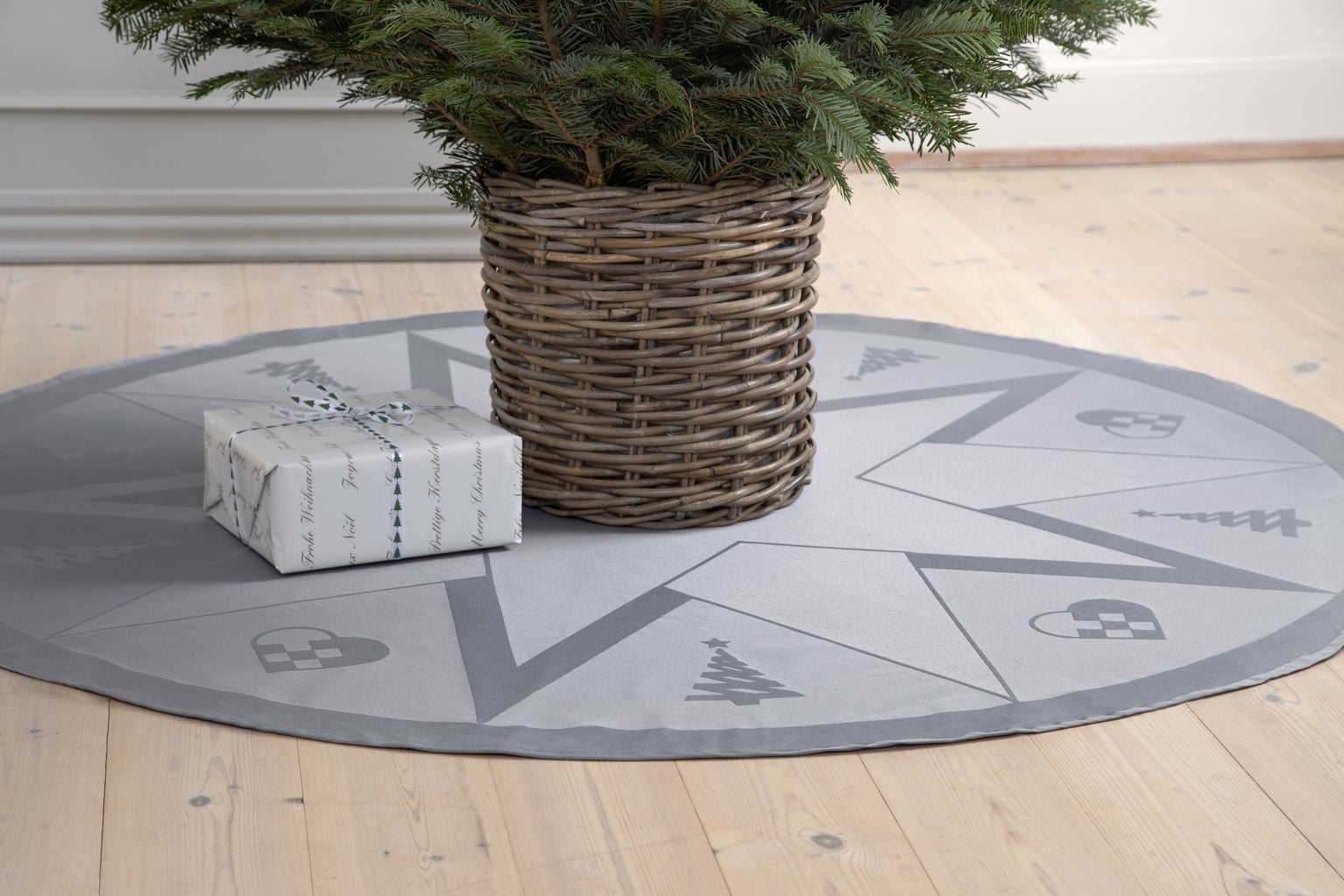 [product_category]-Novoform Design Stars Christmas Rug, Winter Grey-Novoform Design-5710435601202-601020-NOV-4