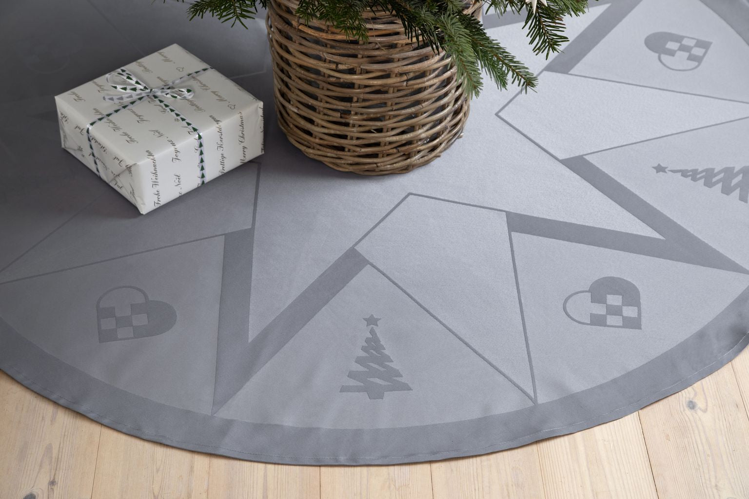 [product_category]-Novoform Design Stars Christmas Rug, Winter Grey-Novoform Design-5710435601202-601020-NOV-5
