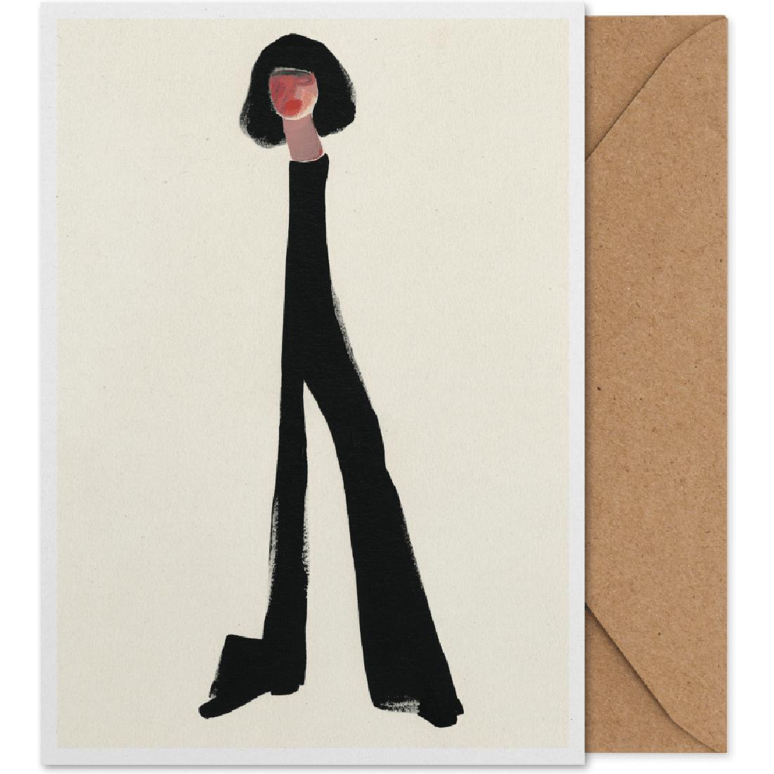 [product_category]-Paper Collective Black Pants Art Card-Paper Collective-5713450006892-3147-PAP-1