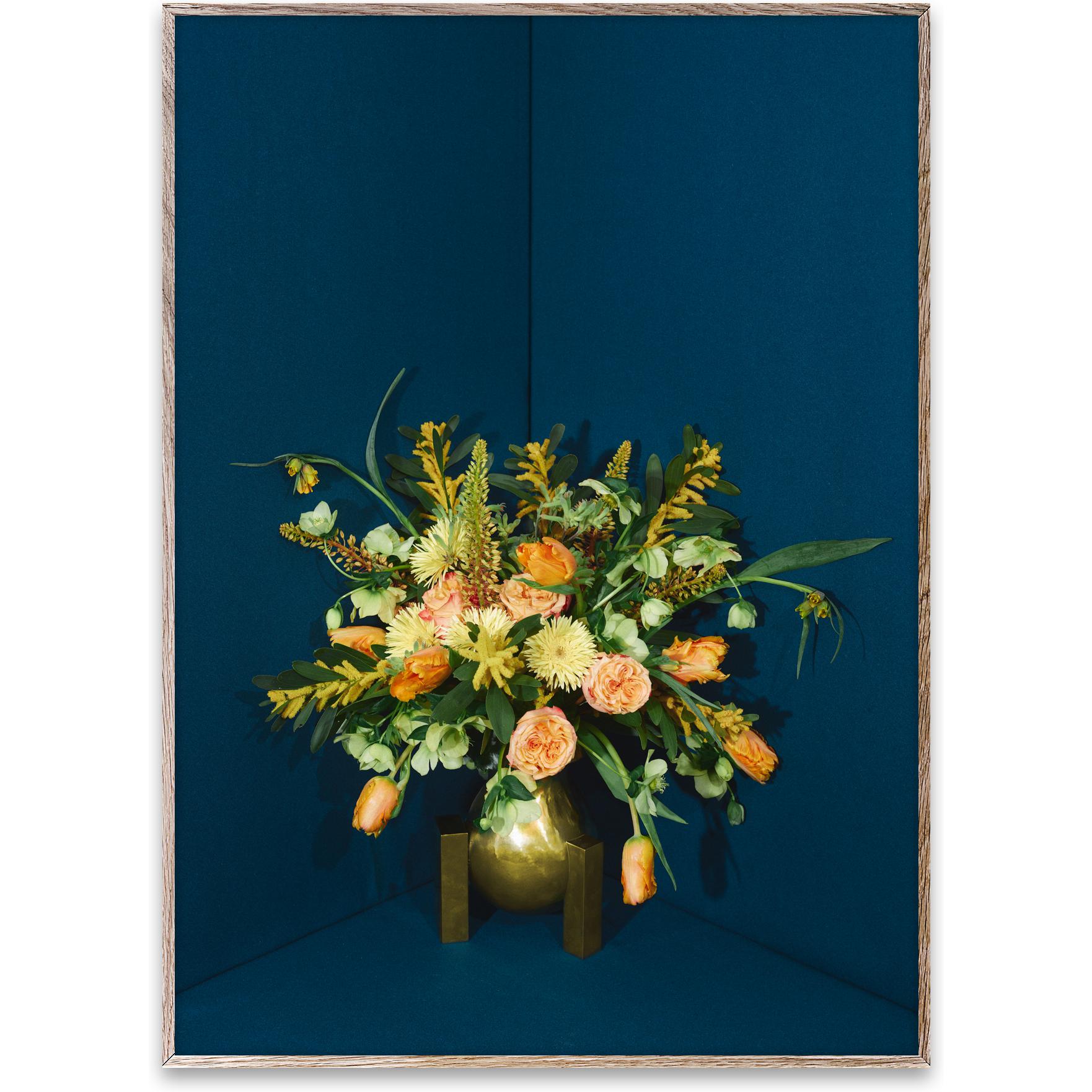 [product_category]-Paper Collective Blomst 05 Poster 30x40 Cm, Petrol-Paper Collective-5713450007554-12101-PAP-1