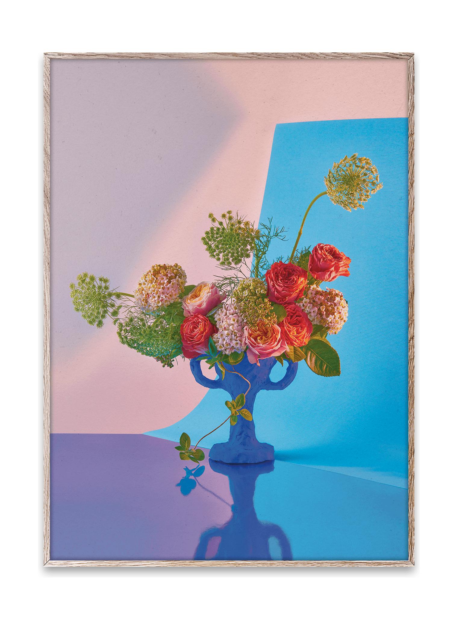 [product_category]-Paper Collective Bloom 02 Poster 30x40 Cm, Cyan-Paper Collective-5713450010486-15003-PAP-1