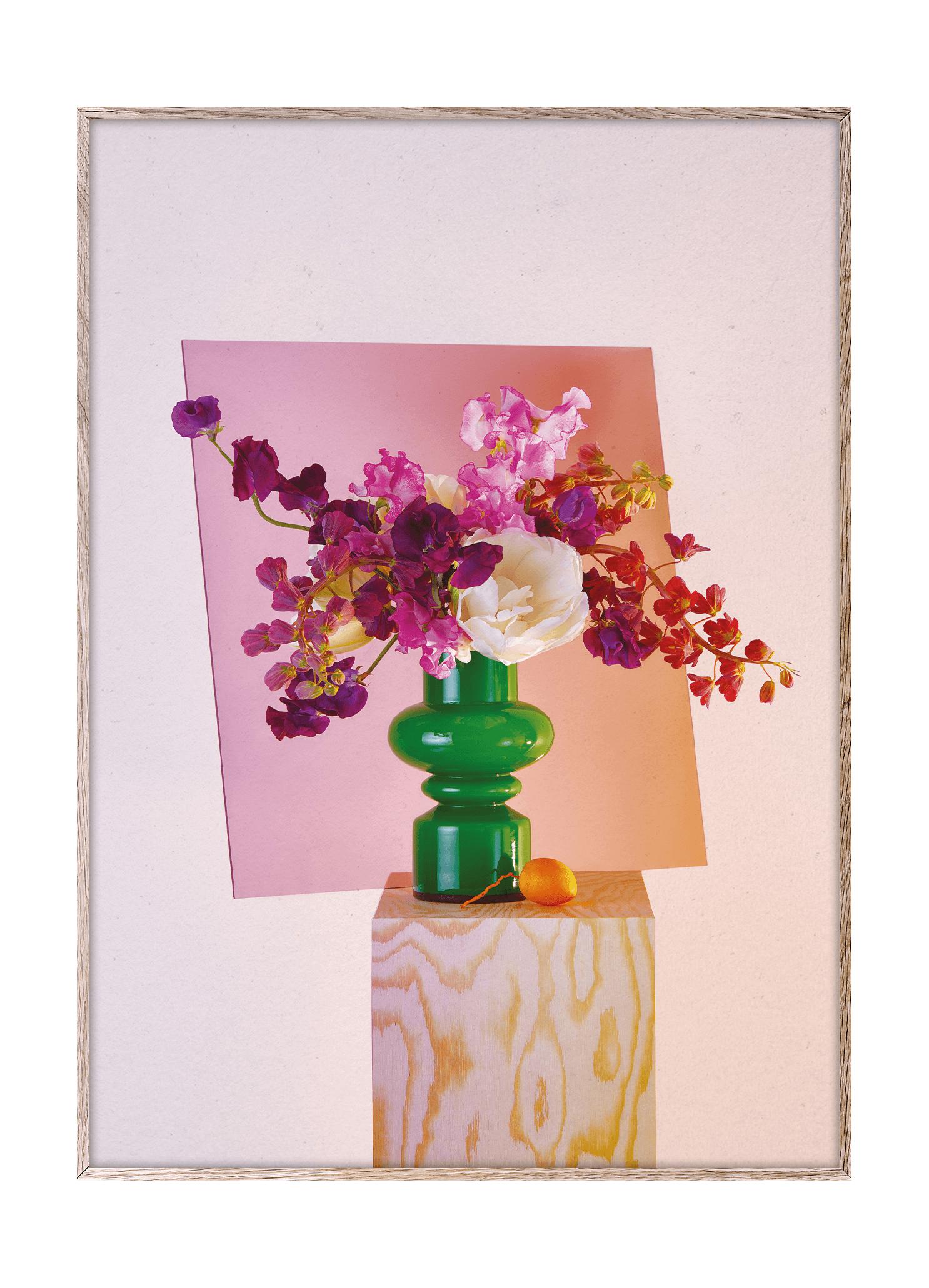 Paper Collective Bloom 06 Plakát 50x70 cm, zelená