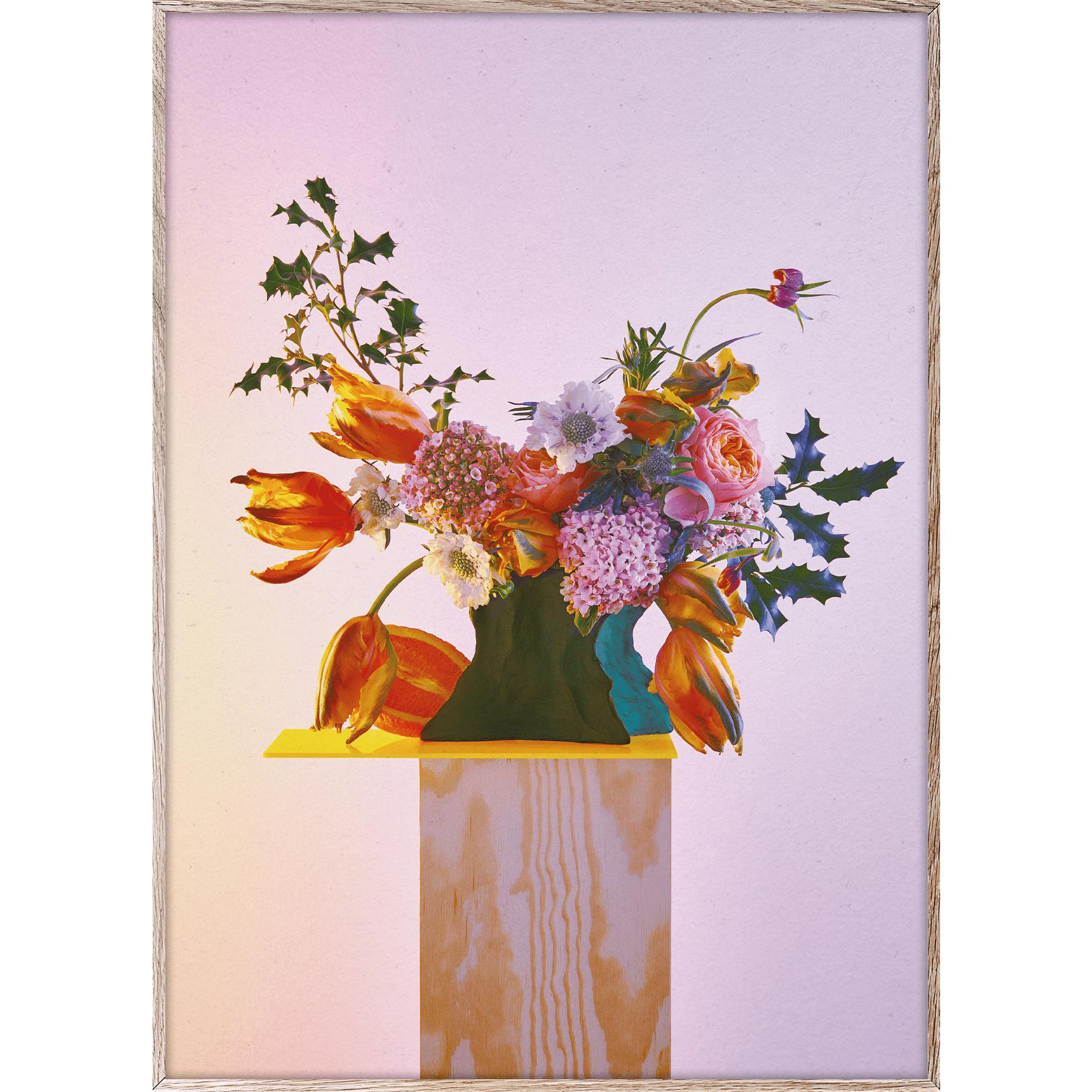Paper Collective Bloom 08 plakát 50x70 cm, oranžový