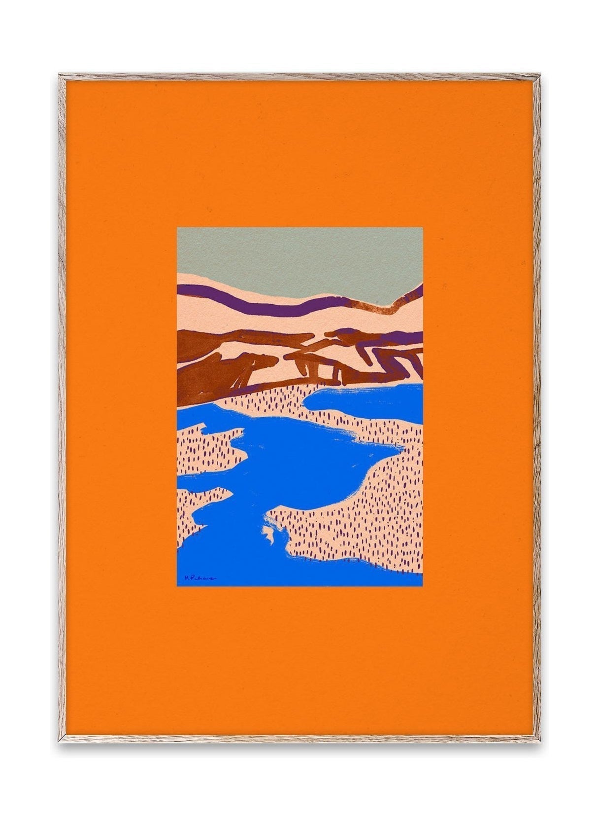 [product_category]-Paper Collective Blue Landscape Poster, 30x40 Cm-Paper Collective-5713450015702-19055-PAP-1