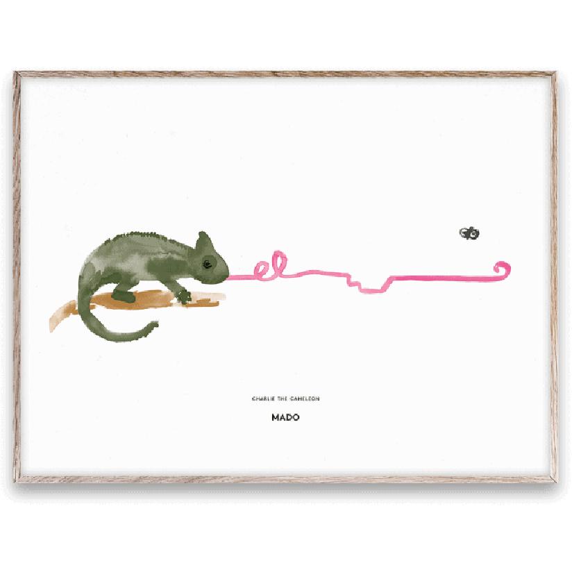 [product_category]-Paper Collective Charlie The Chameleon Poster, 30x40 Cm-Paper Collective-5713450005505-M1111-PAP-1