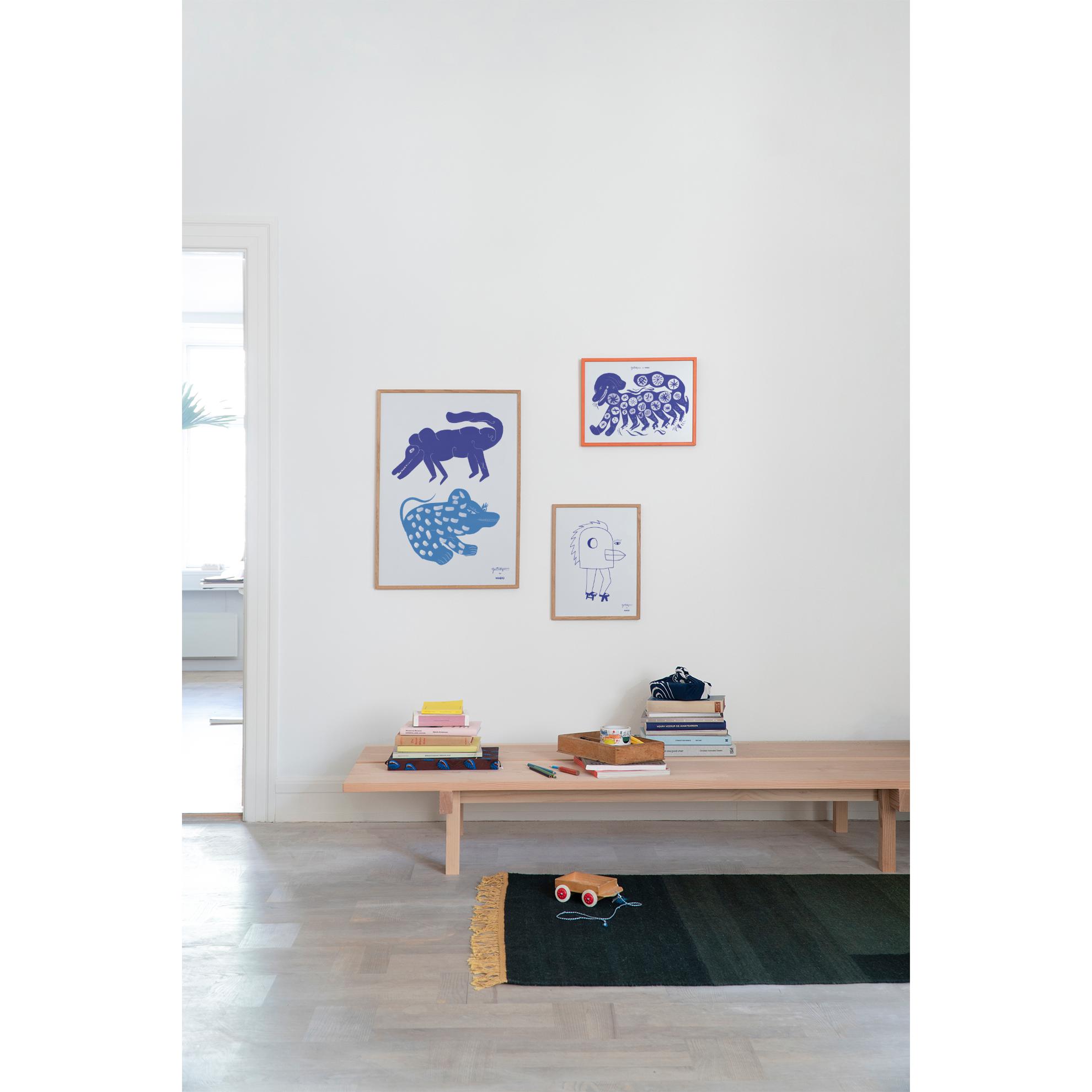 [product_category]-Paper Collective Chinese Dog Poster 30x40 Cm, Blue-Paper Collective-5713450012442-M4101-PAP-3