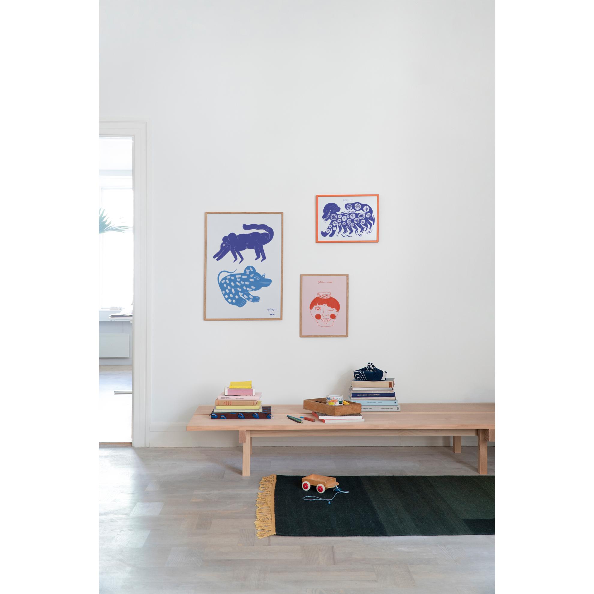 [product_category]-Paper Collective Chinese Dog Poster 30x40 Cm, Blue-Paper Collective-5713450012442-M4101-PAP-4