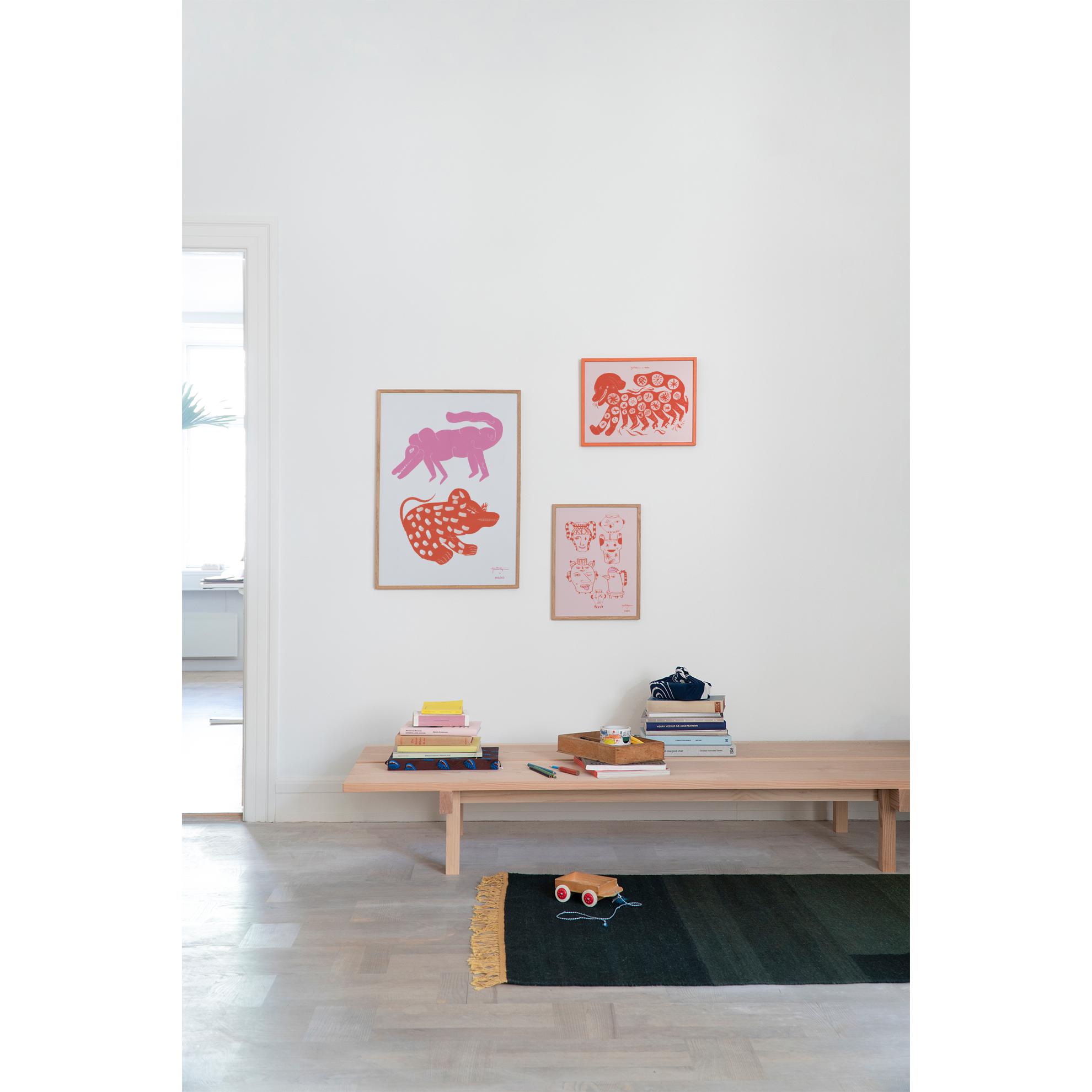 [product_category]-Paper Collective Chinese Dog Poster 30x40 Cm, Red-Paper Collective-5713450012459-M4102-PAP-10