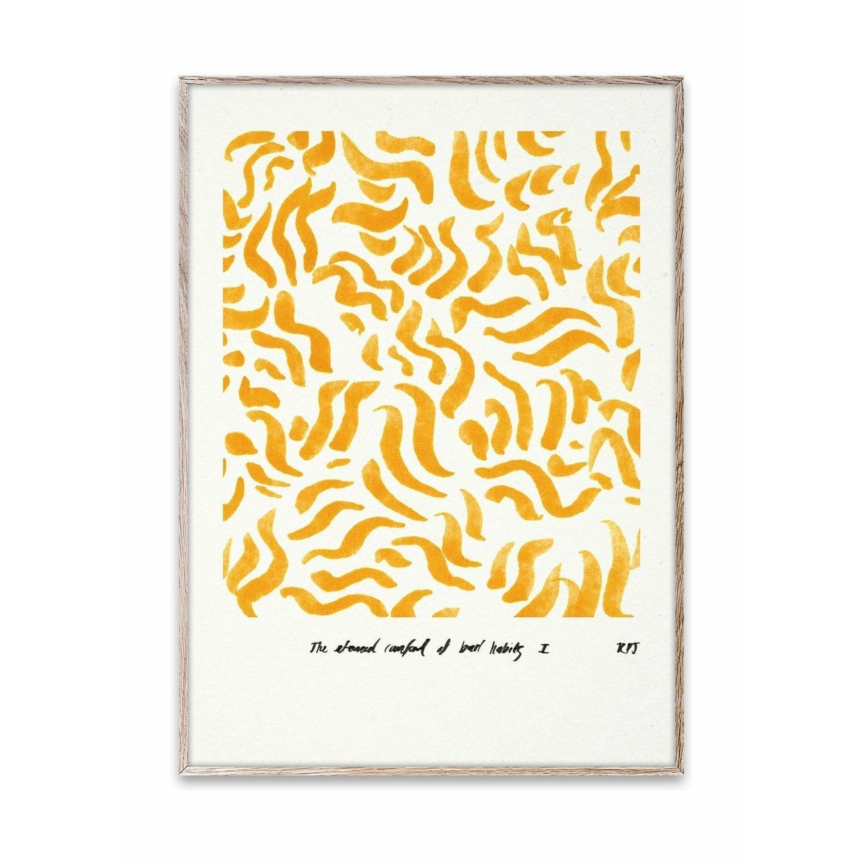 [product_category]-Paper Collective Comfort Poster 50x70 Cm, Yellow-Paper Collective-5713450012978-17008-PAP-1