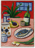 Kolektivní složení papíru s rybím plakátem, 50x70 cm