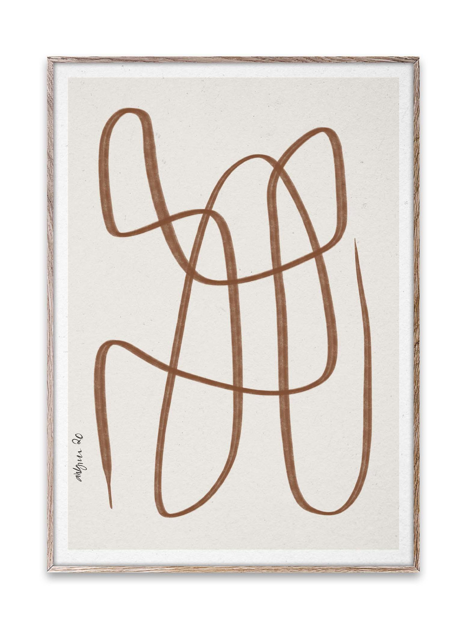 [product_category]-Paper Collective Different Ways Poster 30x40 Cm, Brown-Paper Collective-5713450011261-15081-PAP-1