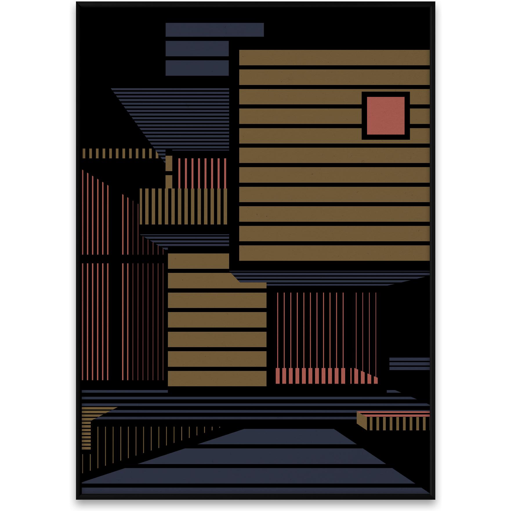 [product_category]-Paper Collective Empty Spaces 01 Poster 30x40 Cm, Dark-Paper Collective-5713450007417-12019-PAP-1