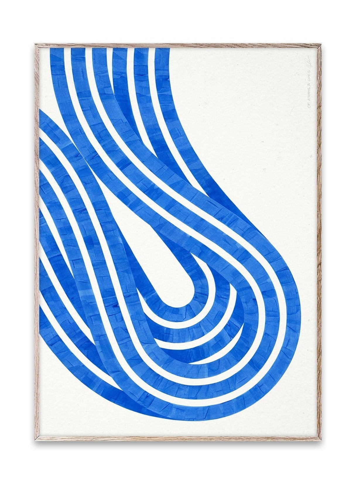 [product_category]-Paper Collective Entropy Blue 02 Poster, 50x70 Cm-Paper Collective-5713450015818-19066-PAP-1