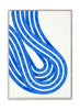 Papírová kolektivní entropie modrá 02 plakát 50x70 cm