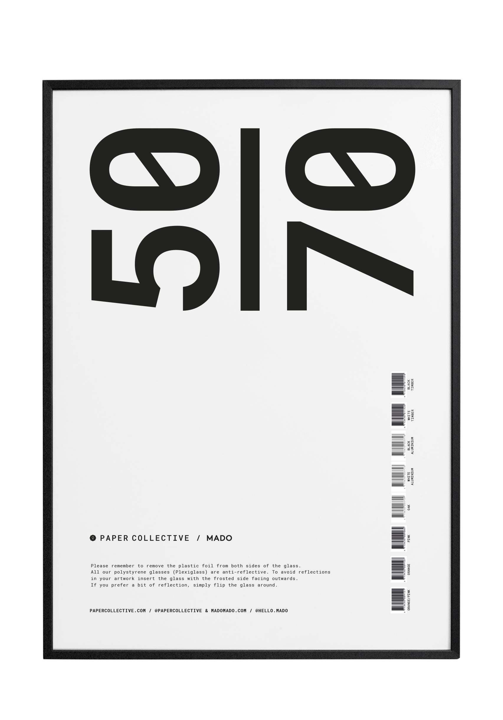 [product_category]-Paper Collective Frame Wood With Acrylic Glass 50x70 Cm, Black-Paper Collective-5713450011490-90037-PAP-1