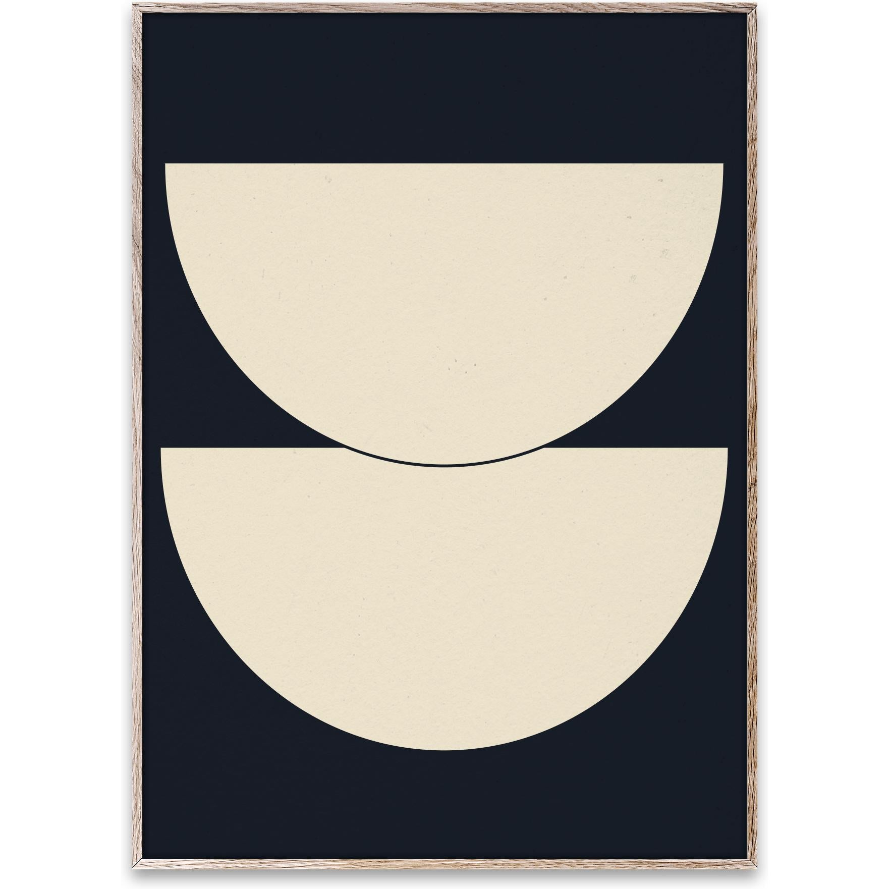 [product_category]-Paper Collective Half Circles I Poster 50x70 Cm, Blue-Paper Collective-5713450010127-14036-PAP-1