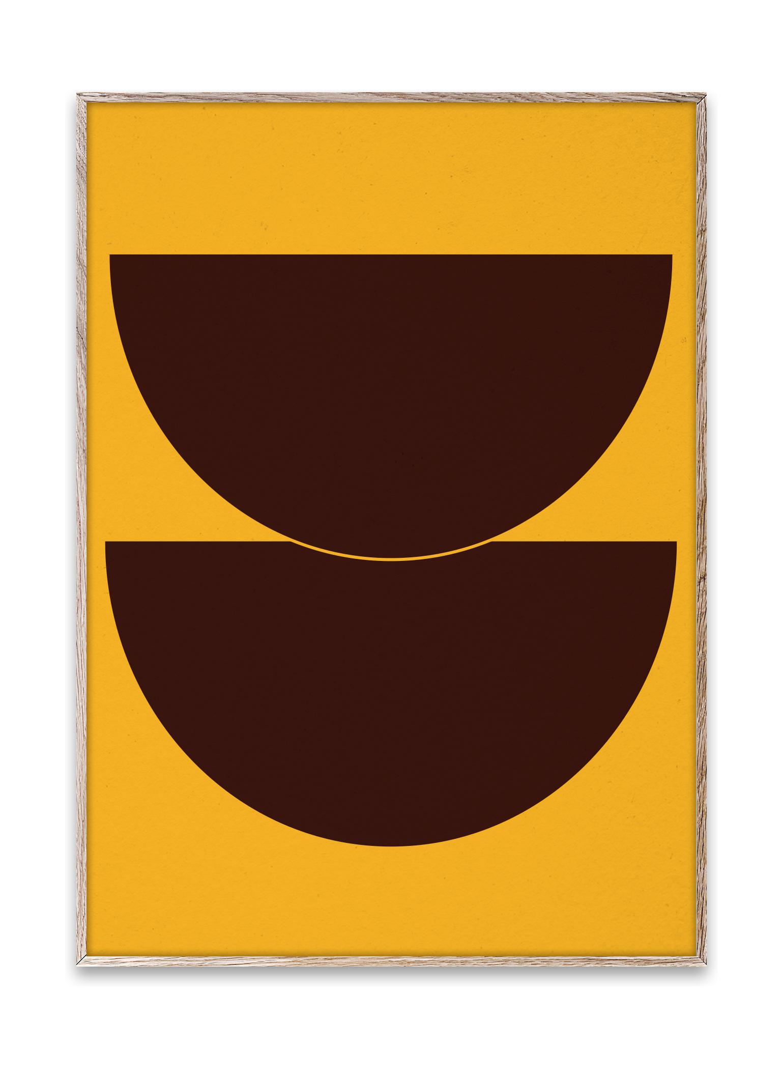 [product_category]-Paper Collective Half Circles Ii Poster 30x40 Cm, Yellow-Paper Collective-5713450010134-14037-PAP-1